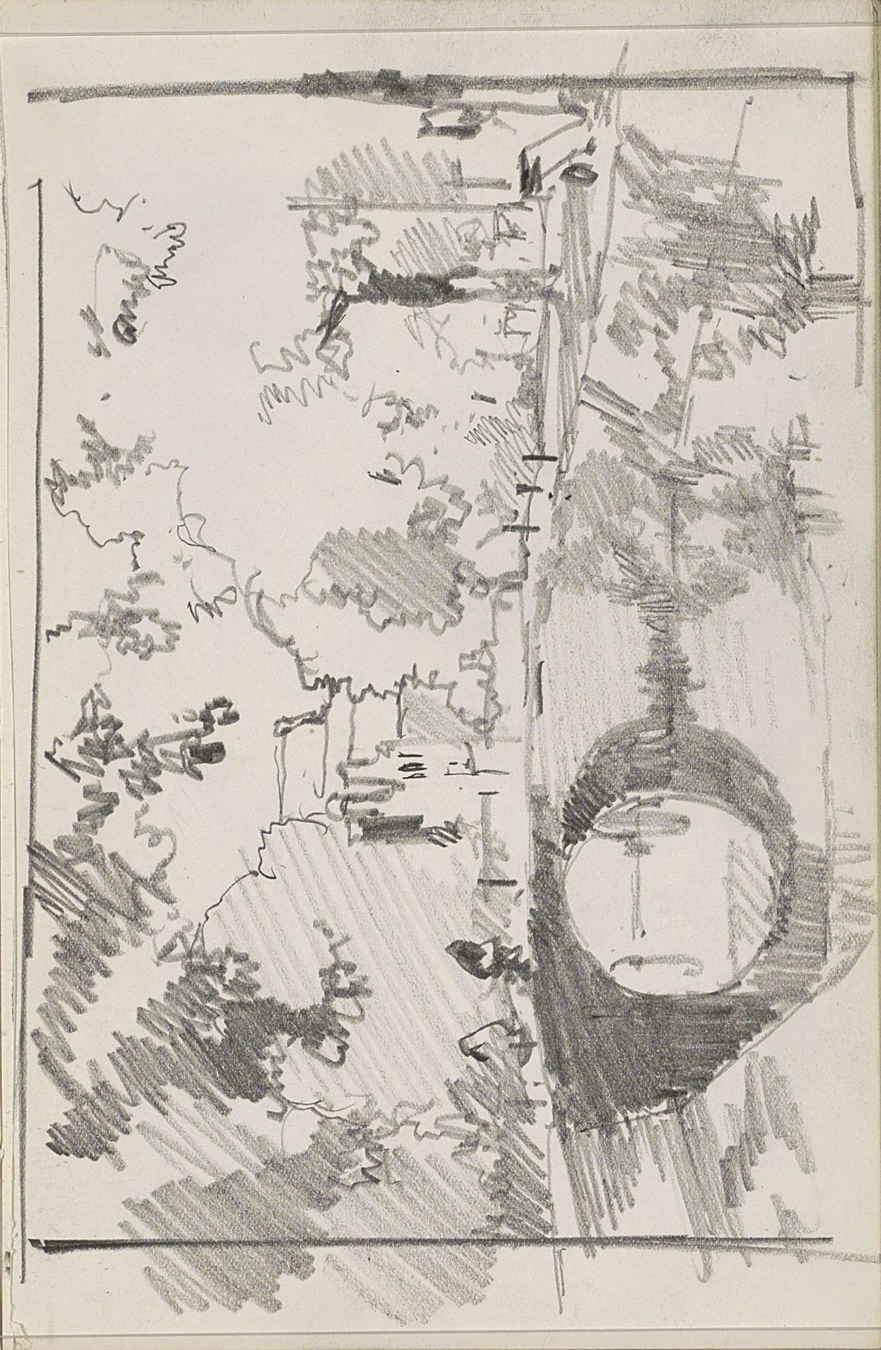 Brug over een gracht in een stad by Cornelis Vreedenburgh