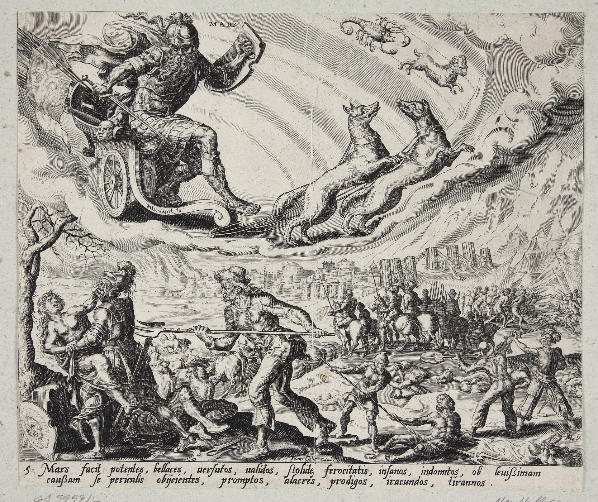 Mars by Harmen Jansz. Muller