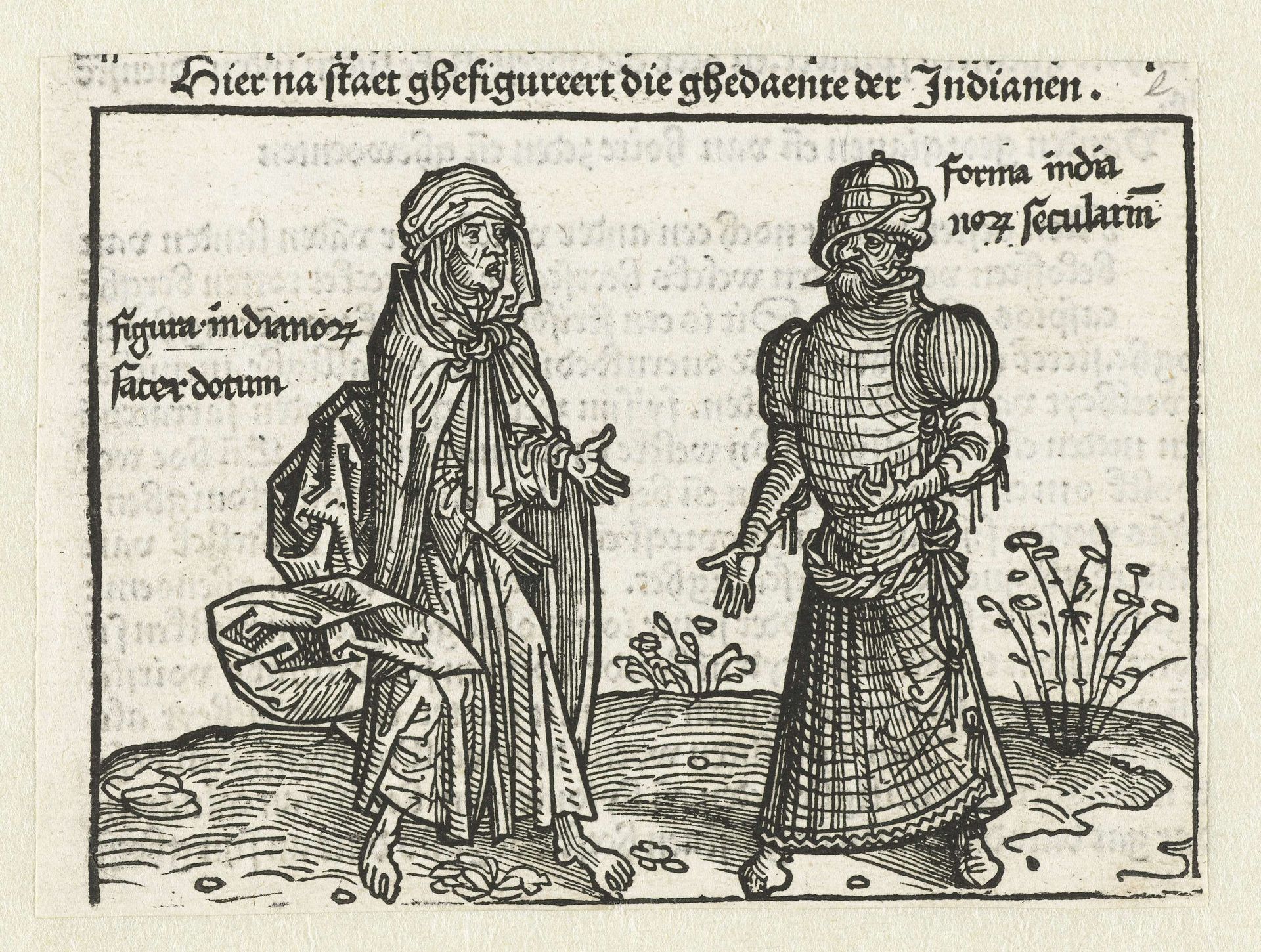 Twee Ethiopiërs by Erhard Reuwich