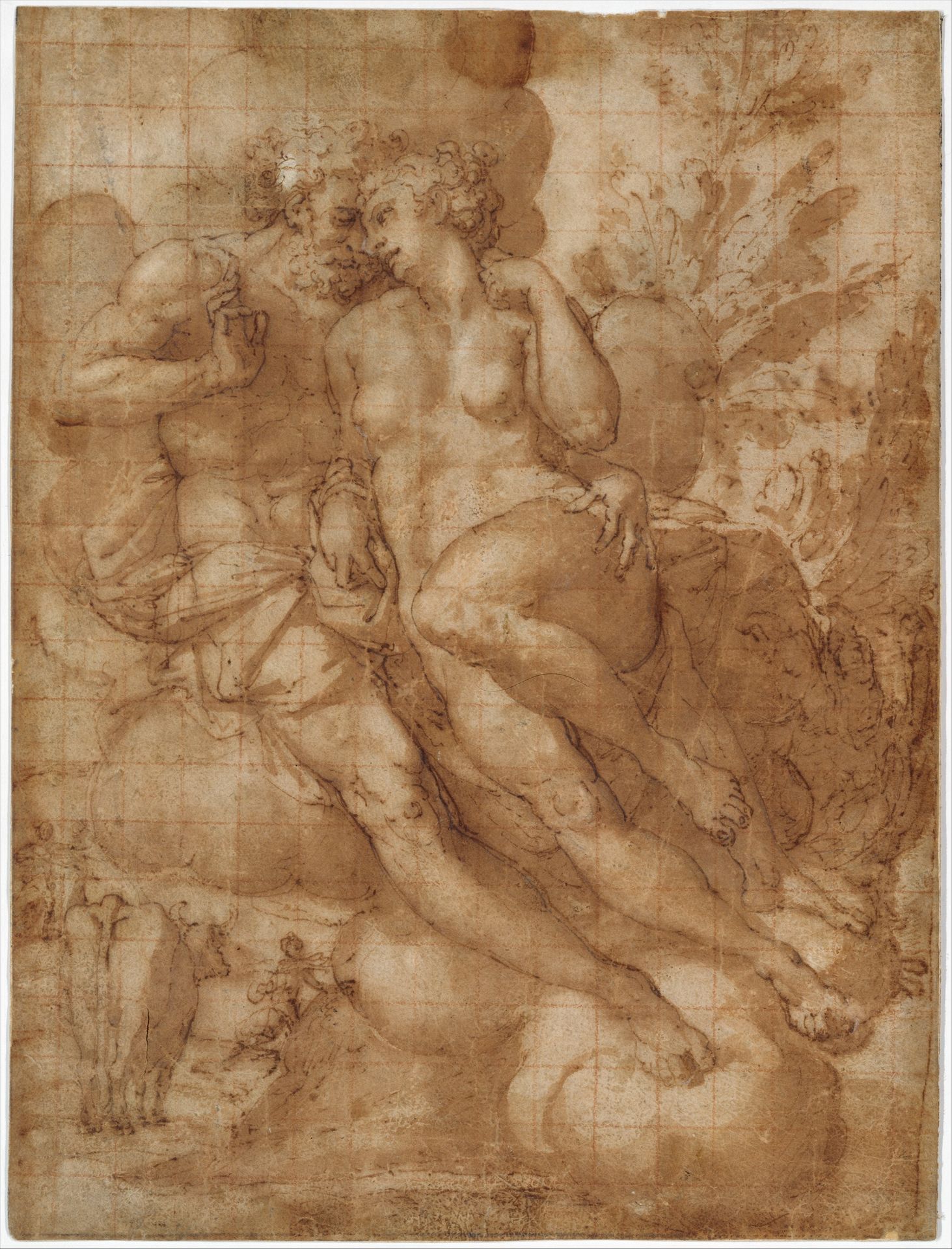Jupiter and Io by Francesco de' Rossi (Francesco Salviati), "Cecchino"