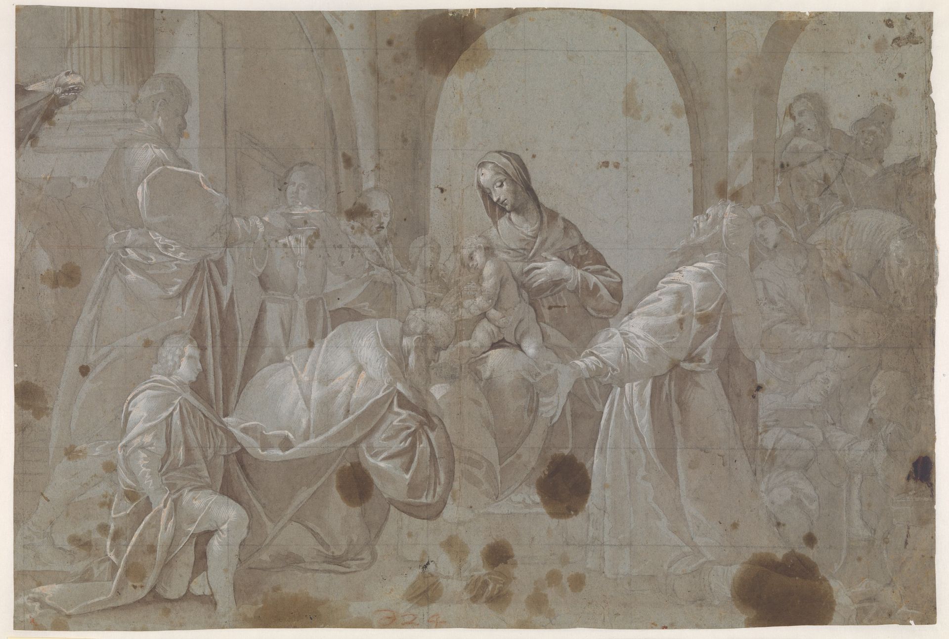 Kongernes tilbedelse by Isidoro Bianchi