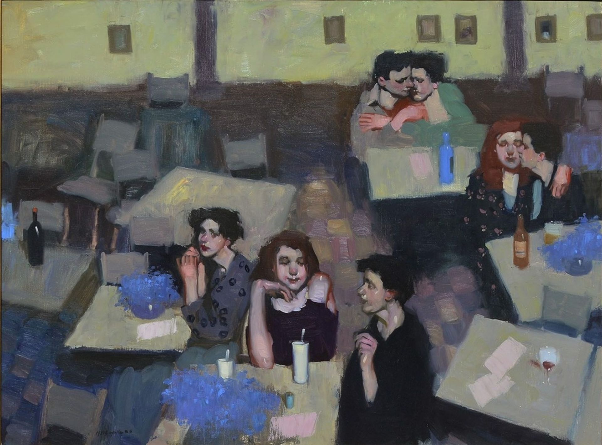 Late Night Bistro by Milt Kobayashi