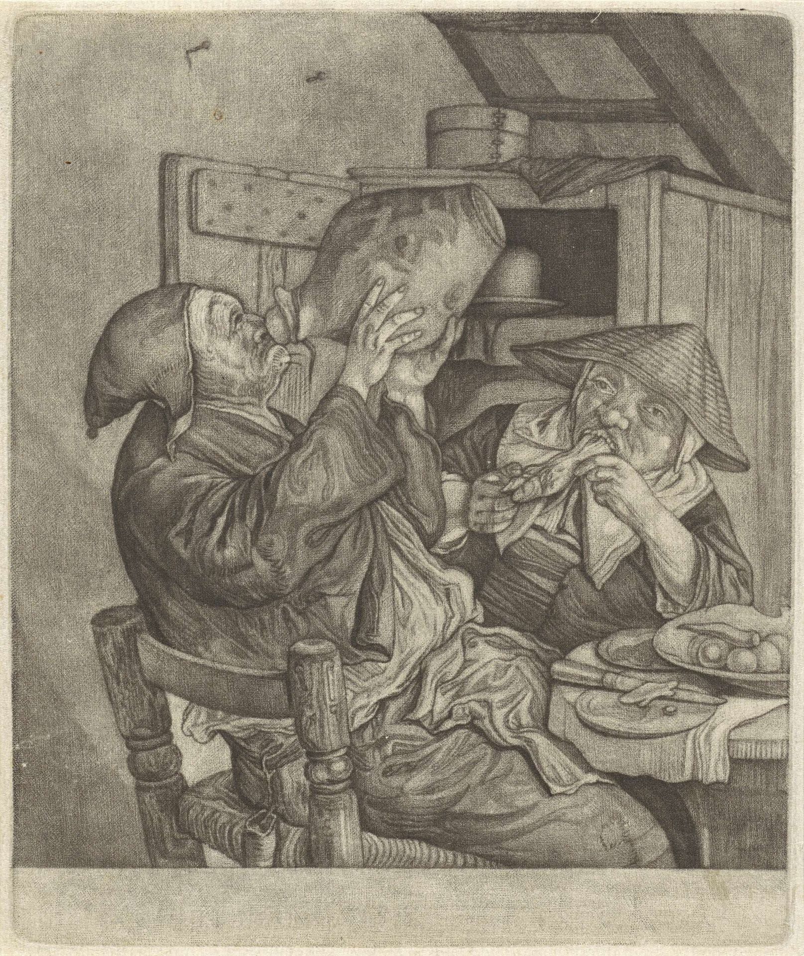 Smaak by Cornelis Dusart