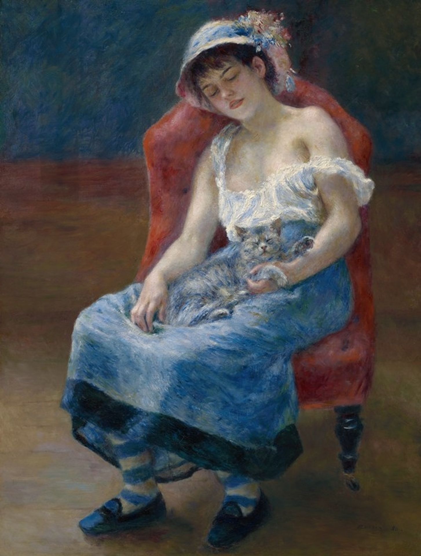 Sleeping Girl by Pierre-Auguste Renoir