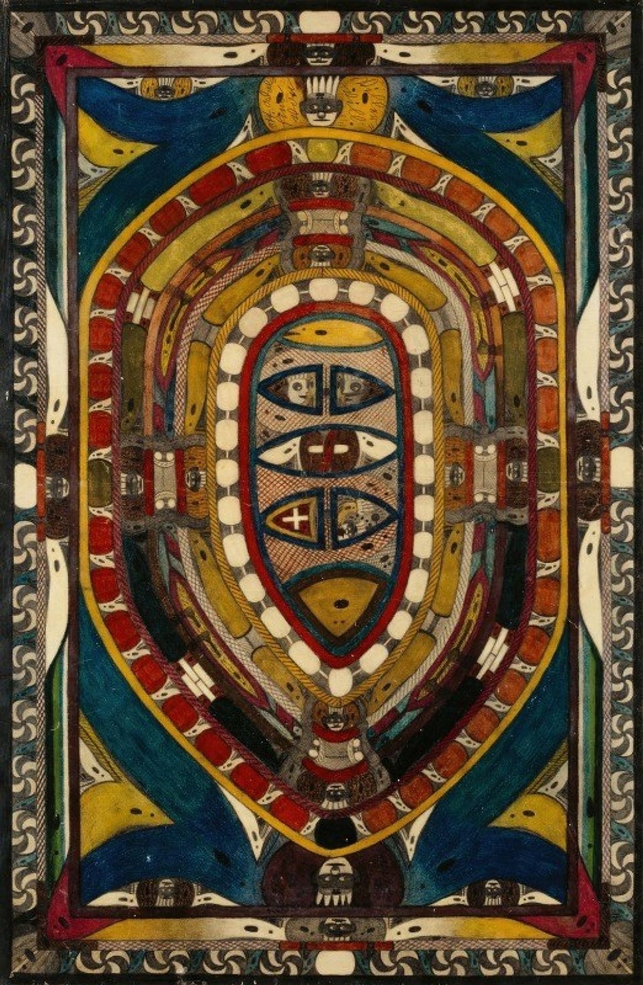 Noga=Ei; Ist Das allergrößte Dorf der gantzen Erde; Villerville by Adolf Wölfli