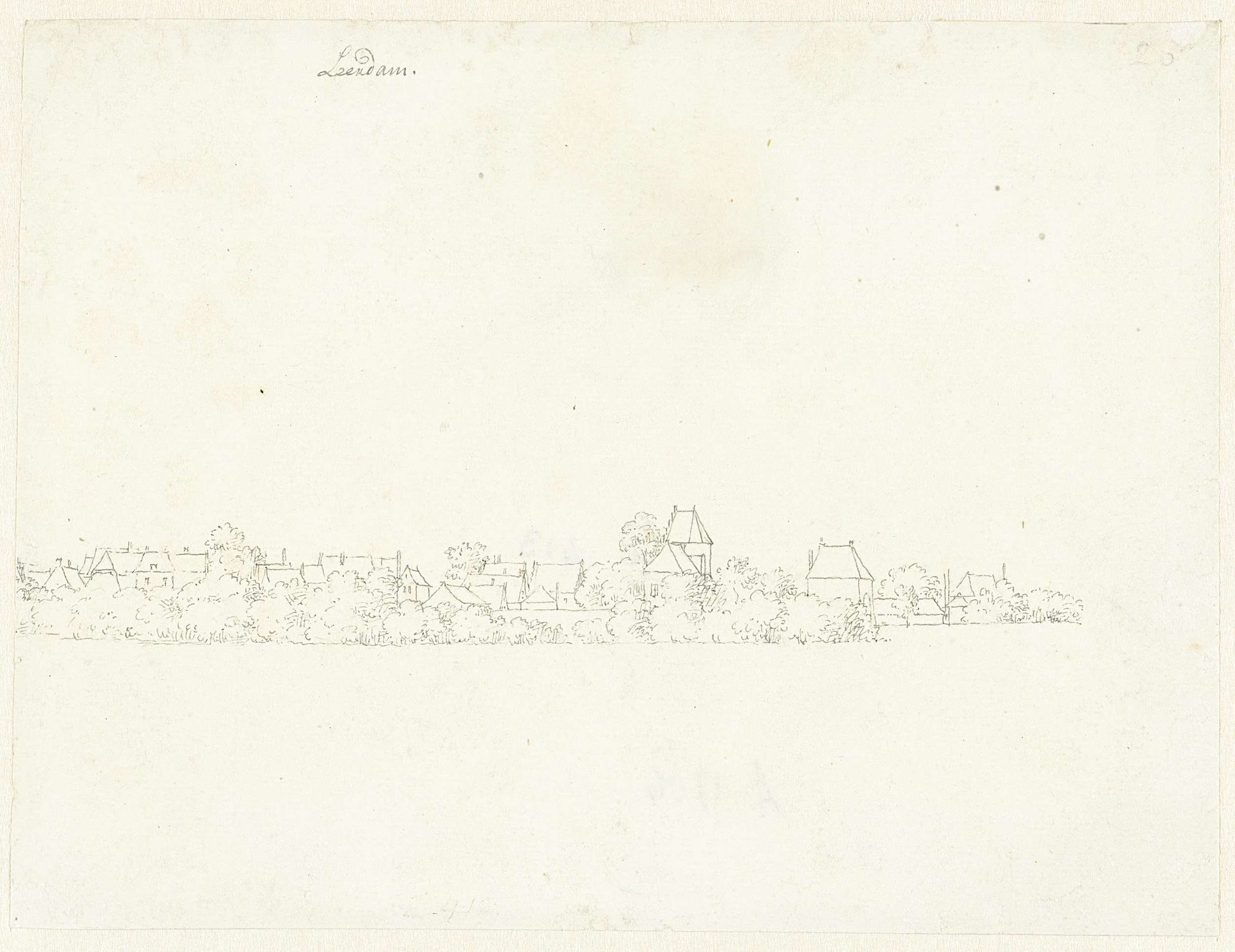 Gezicht op Leerdam by Cornelis Pronk