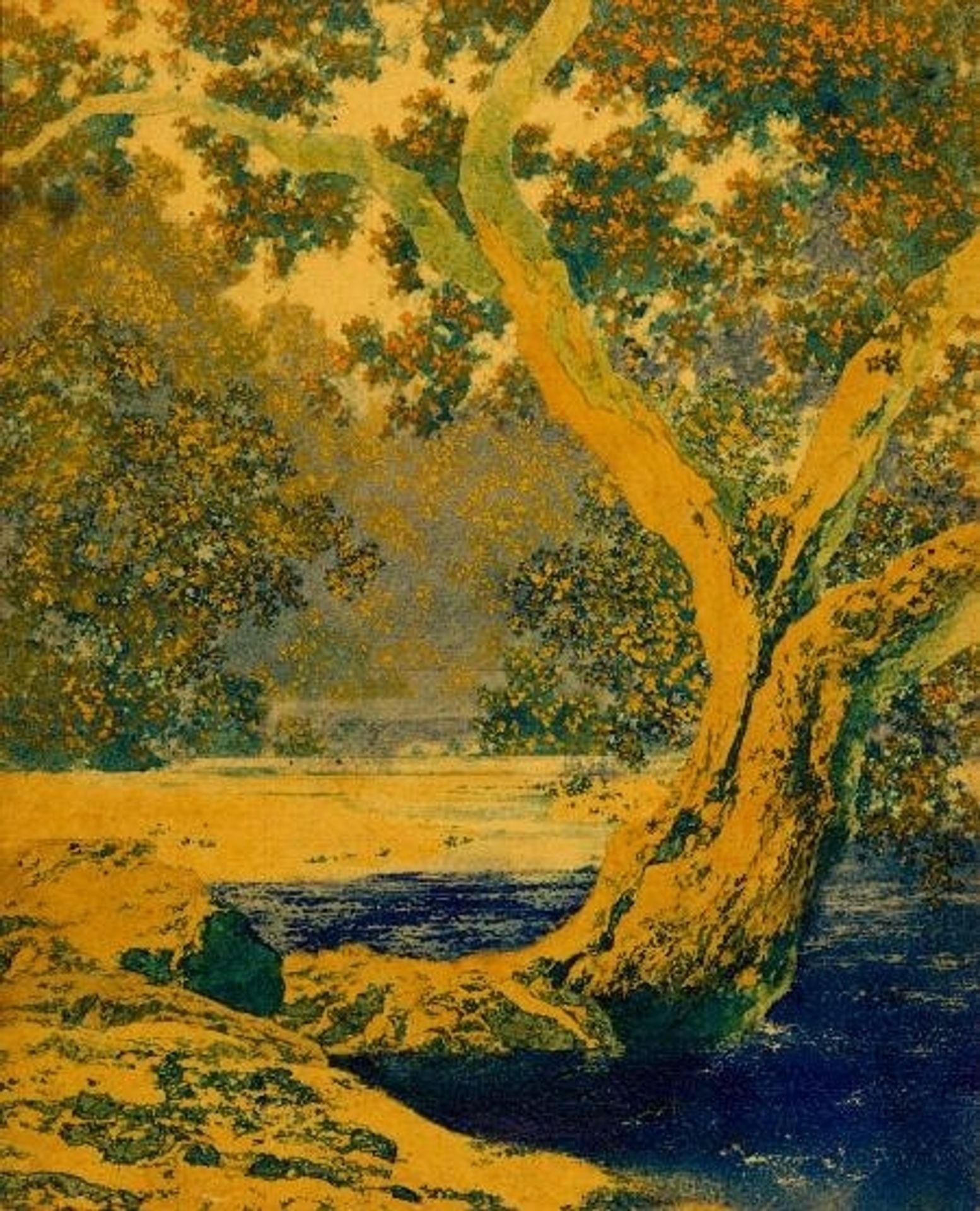 Study for Autumn Brook by Maxfield Parrish