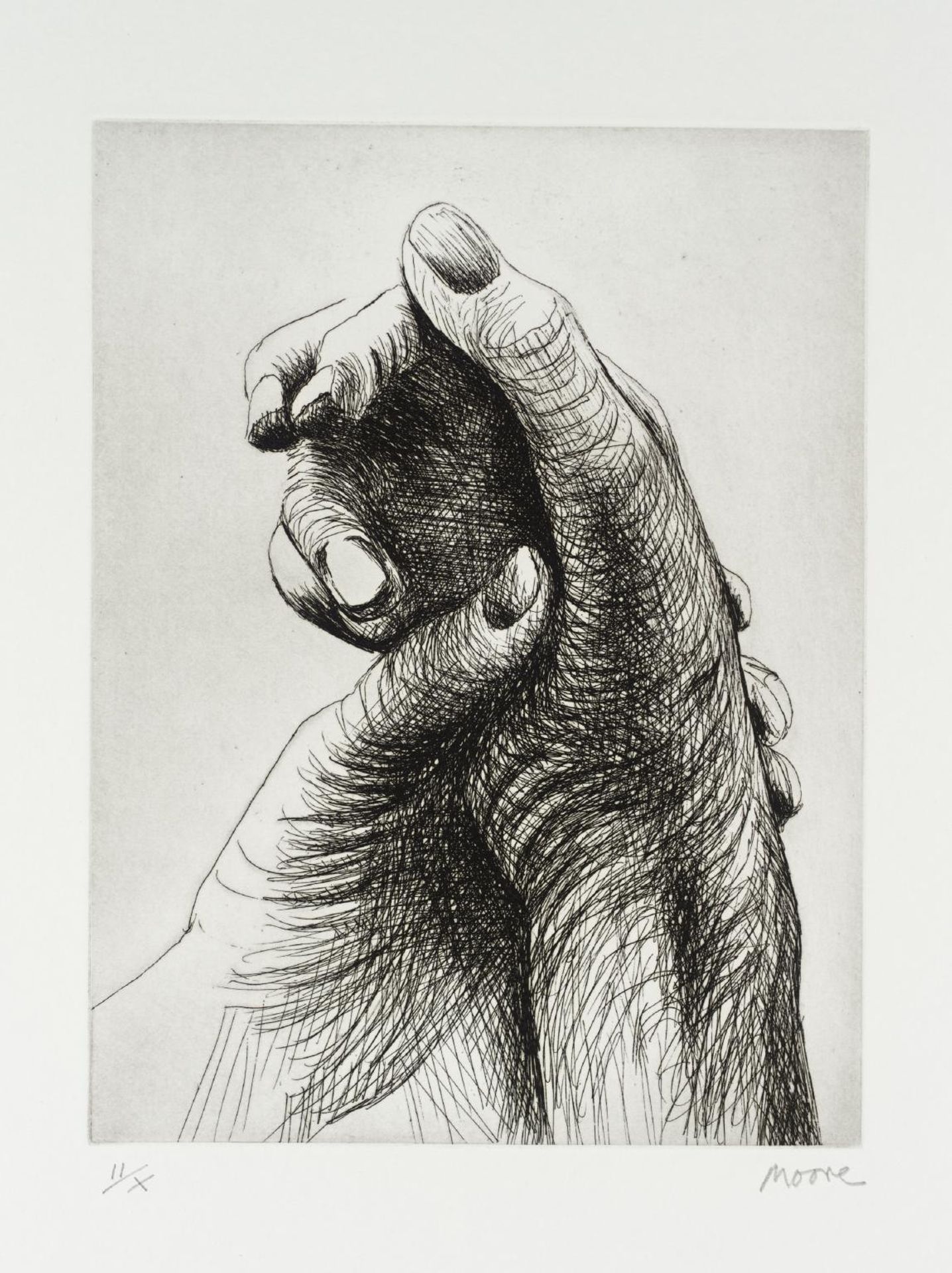 The Artist's Hand IV by Henry Moore