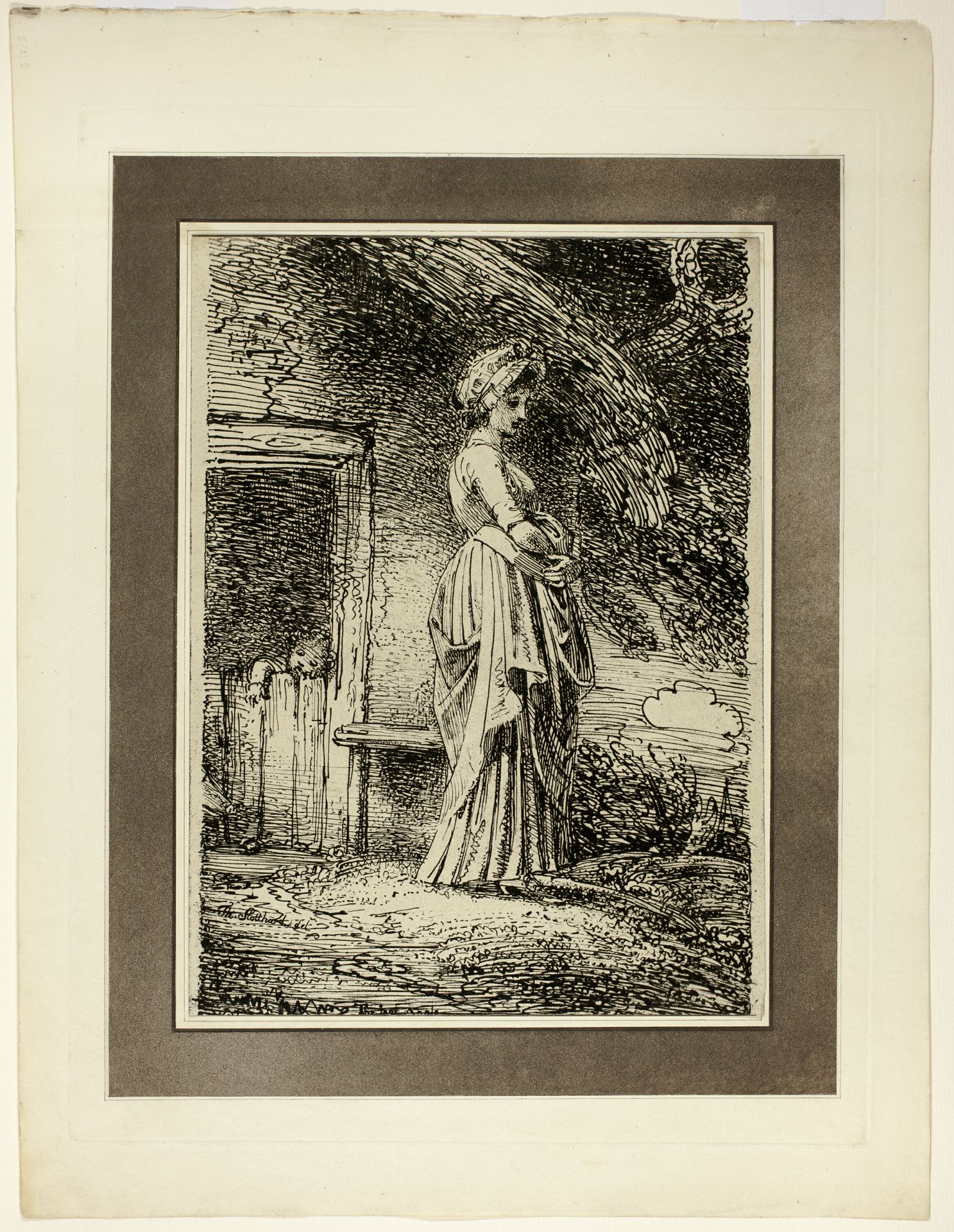 The Lost Apple, from the first issue of Specimens of Polyautography by Thomas Stothard
