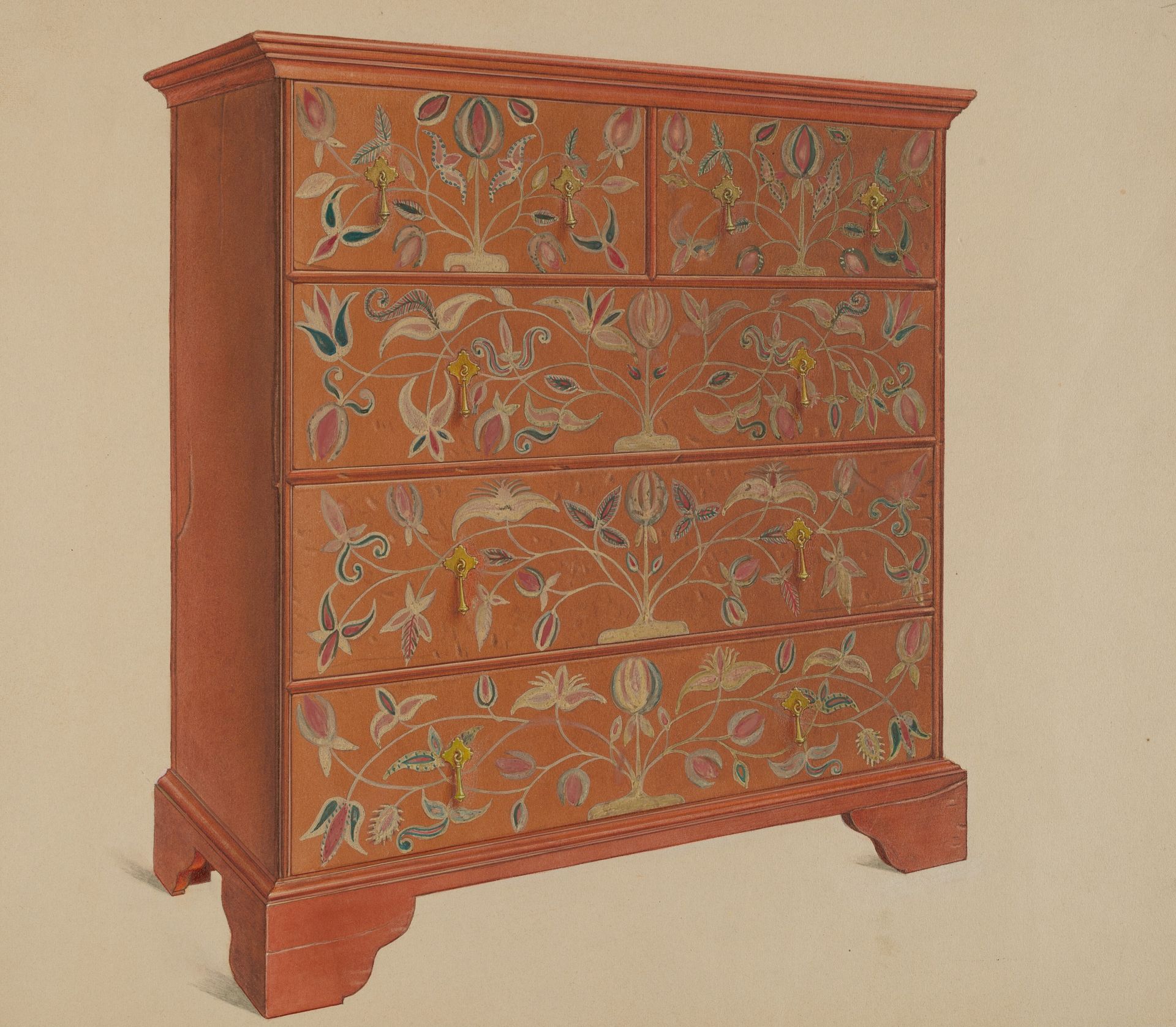 Painted Chest by Martin Partyka