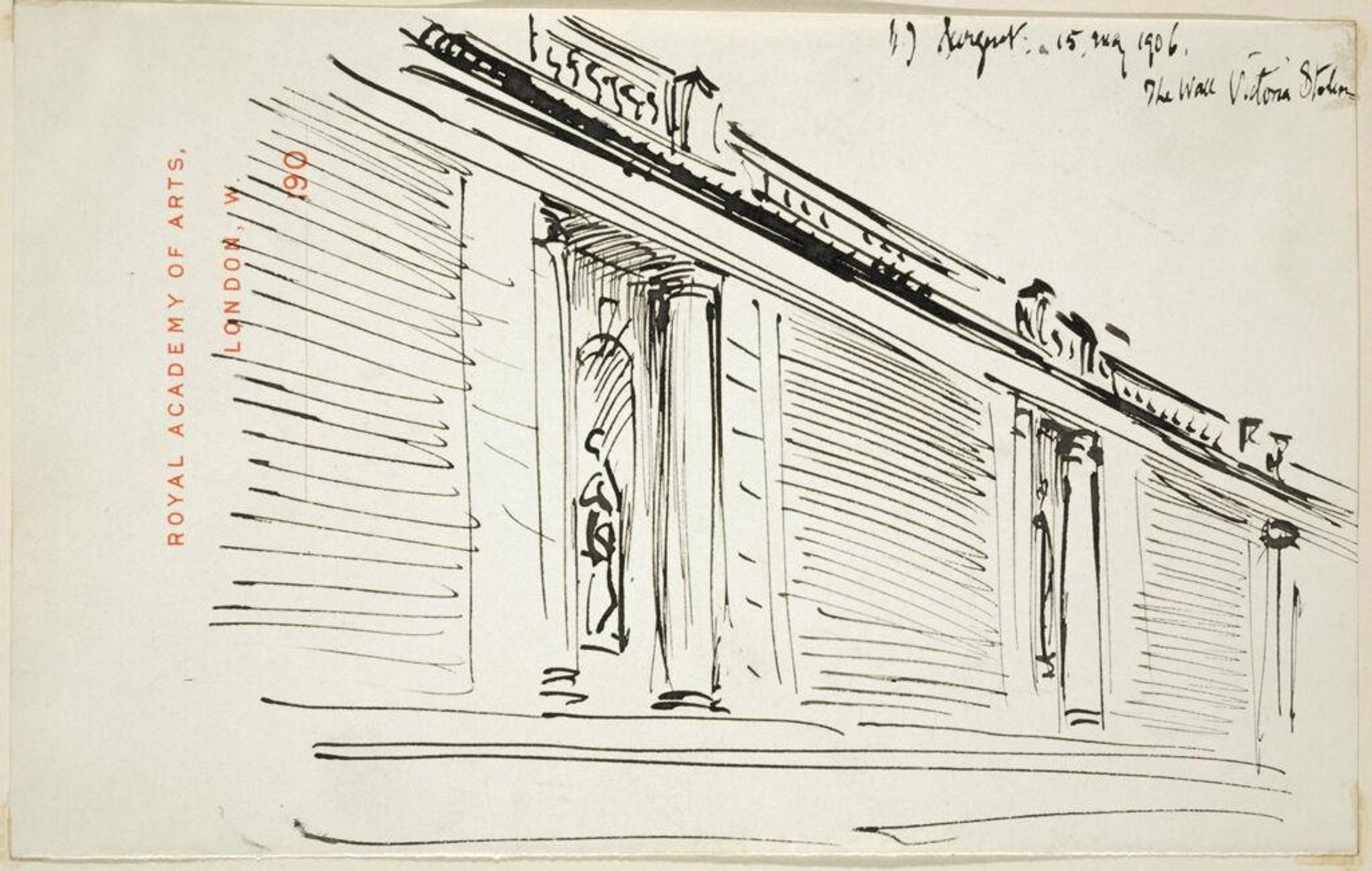 The Wall, Victoria Station by John Singer Sargent