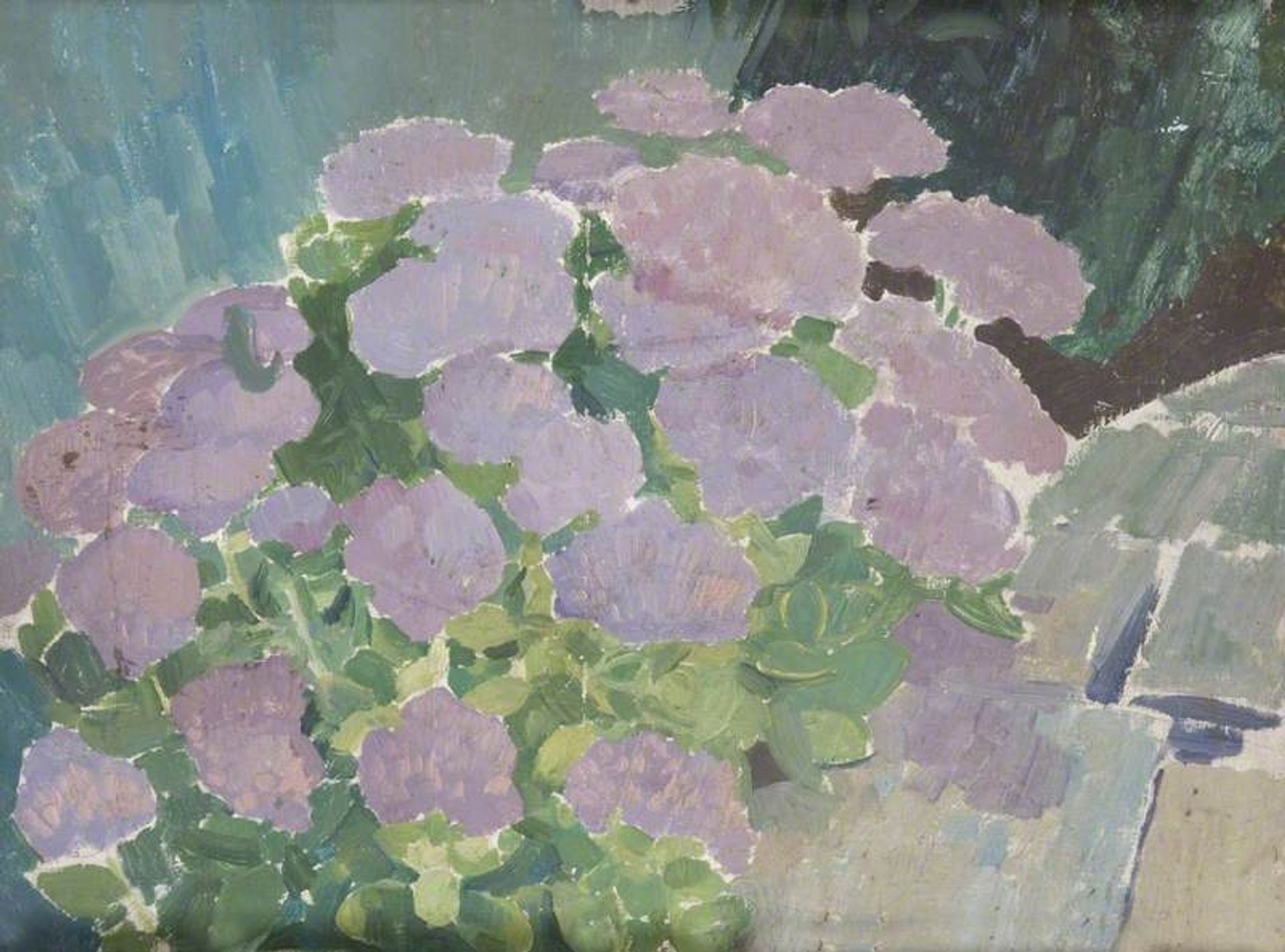 Hydrangeas by Augustus John