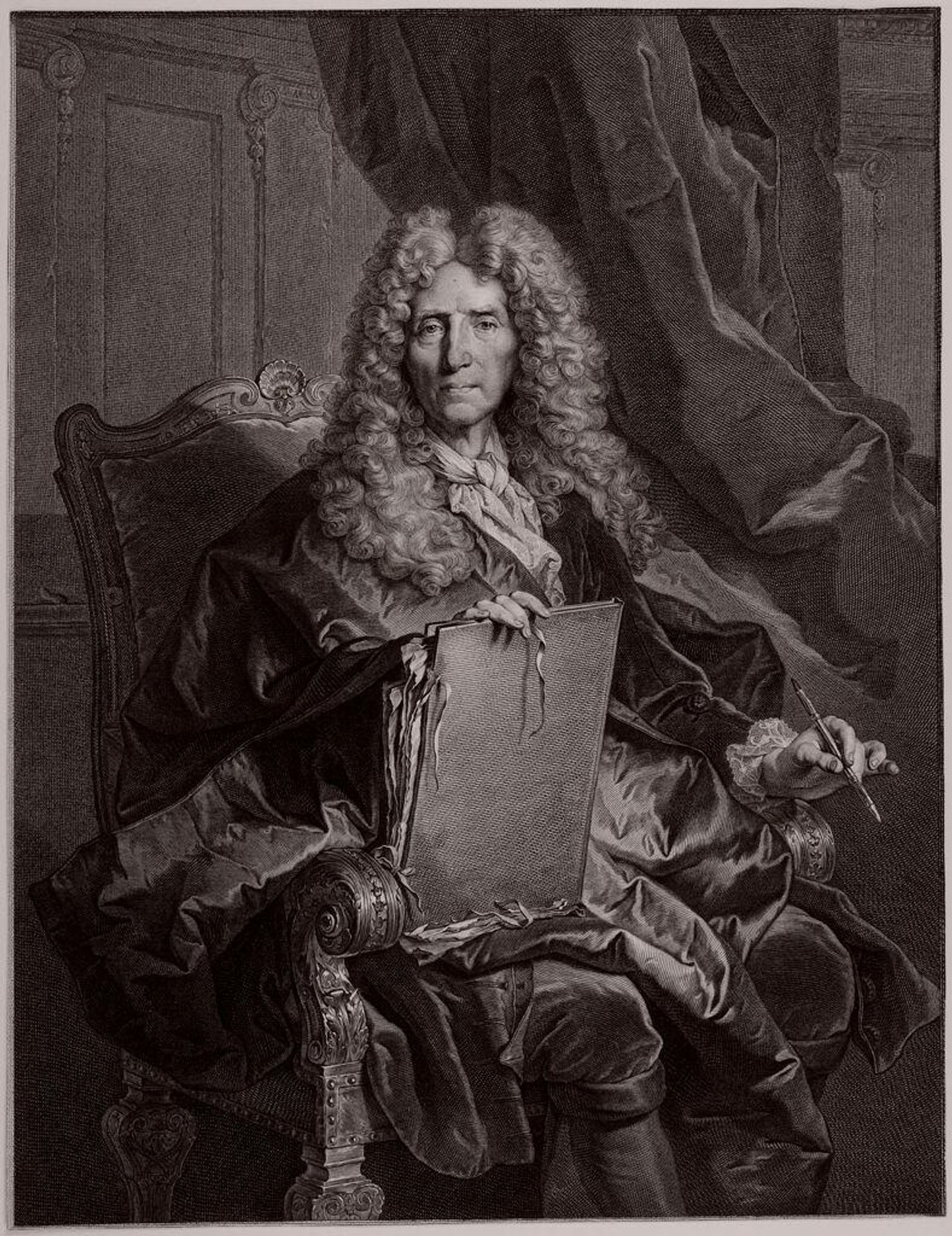Pierre Mignard by Georg Friedrich Schmidt
