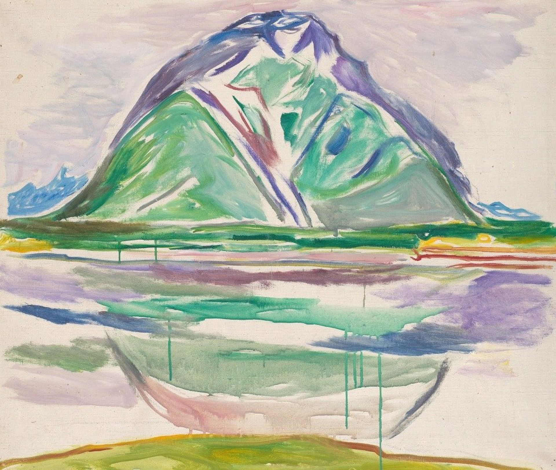 Mountains by Edvard Munch
