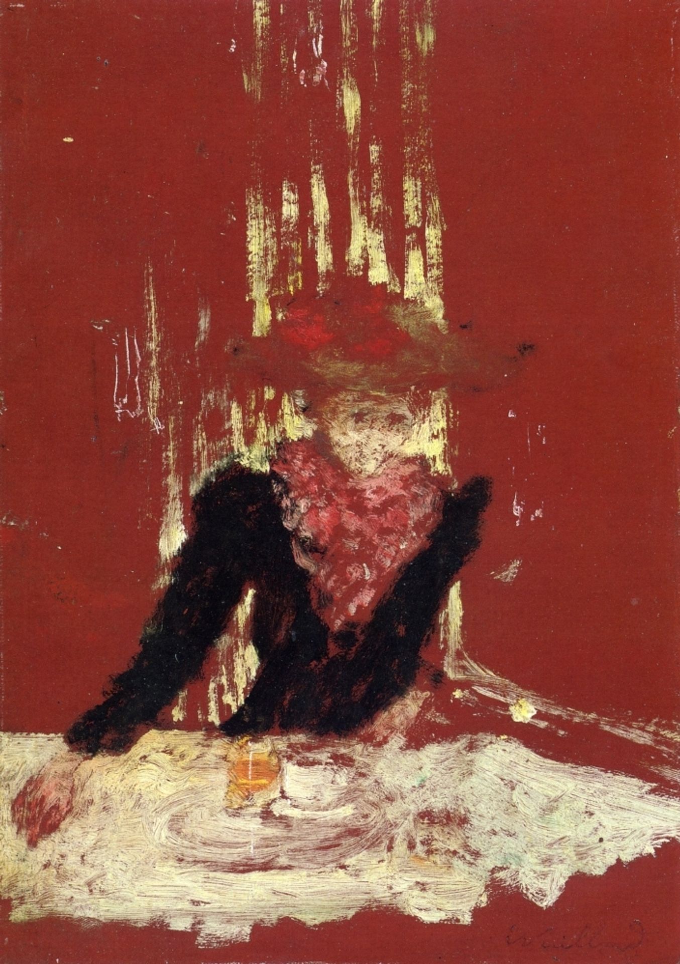 Woman with a Cup of Coffee by Édouard Vuillard