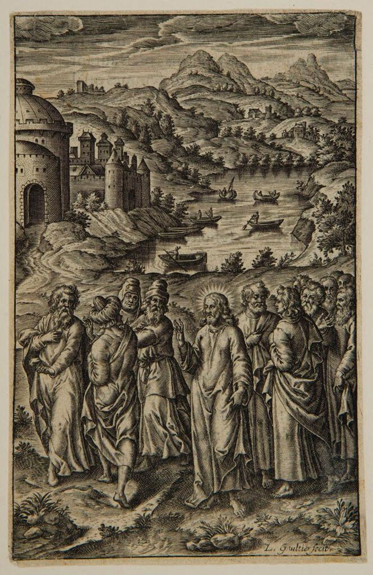 Christ Sending Forth his Disciples by Léonard Gaultier