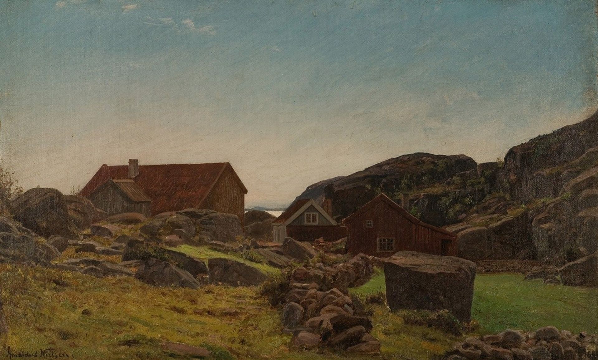 Fra Ny-Hellesund by Amaldus Nielsen