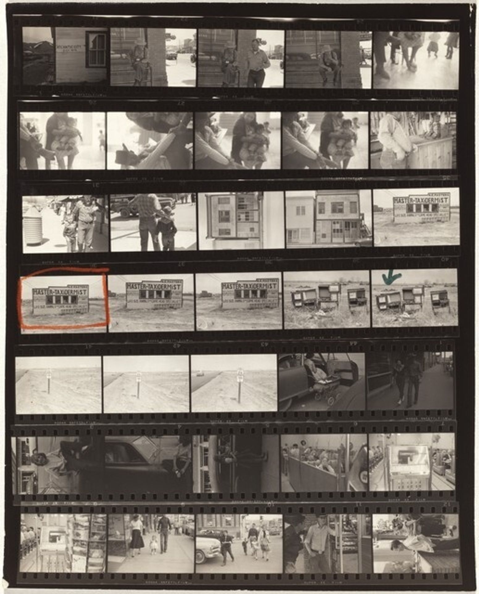 Guggenheim 717--Lander to Casper, Wyoming by Robert Frank