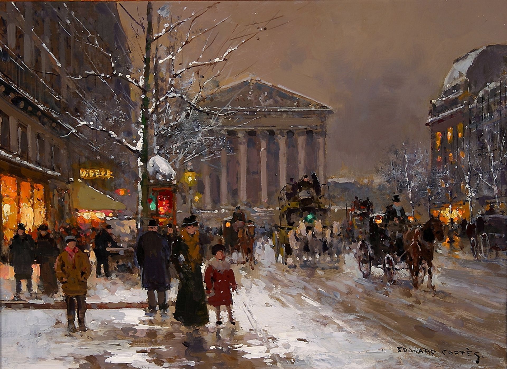 Rue Royale by Edouard Cortes
