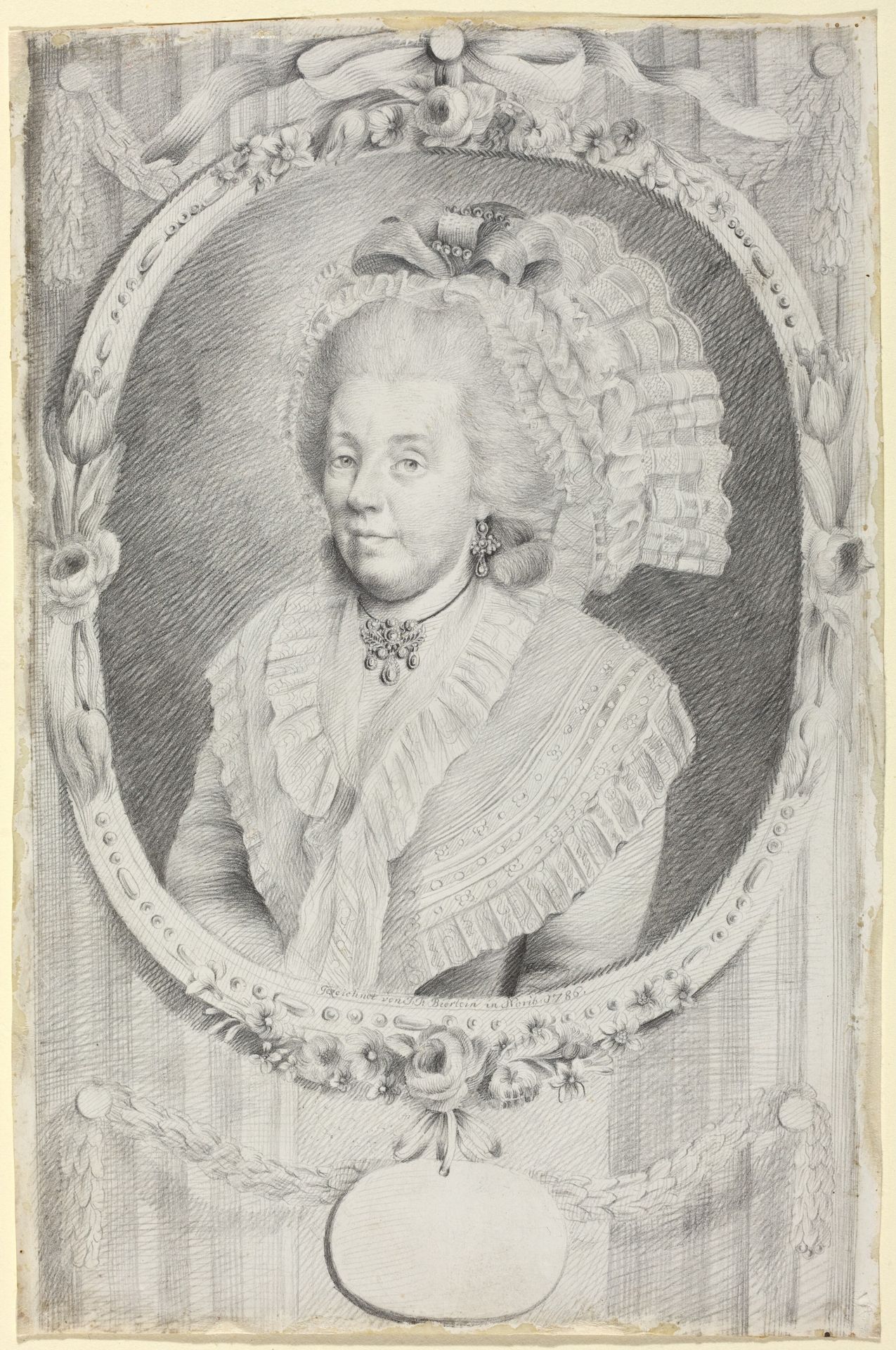 Frau Gottfried von Herder by Johann Friedrich Bierlein