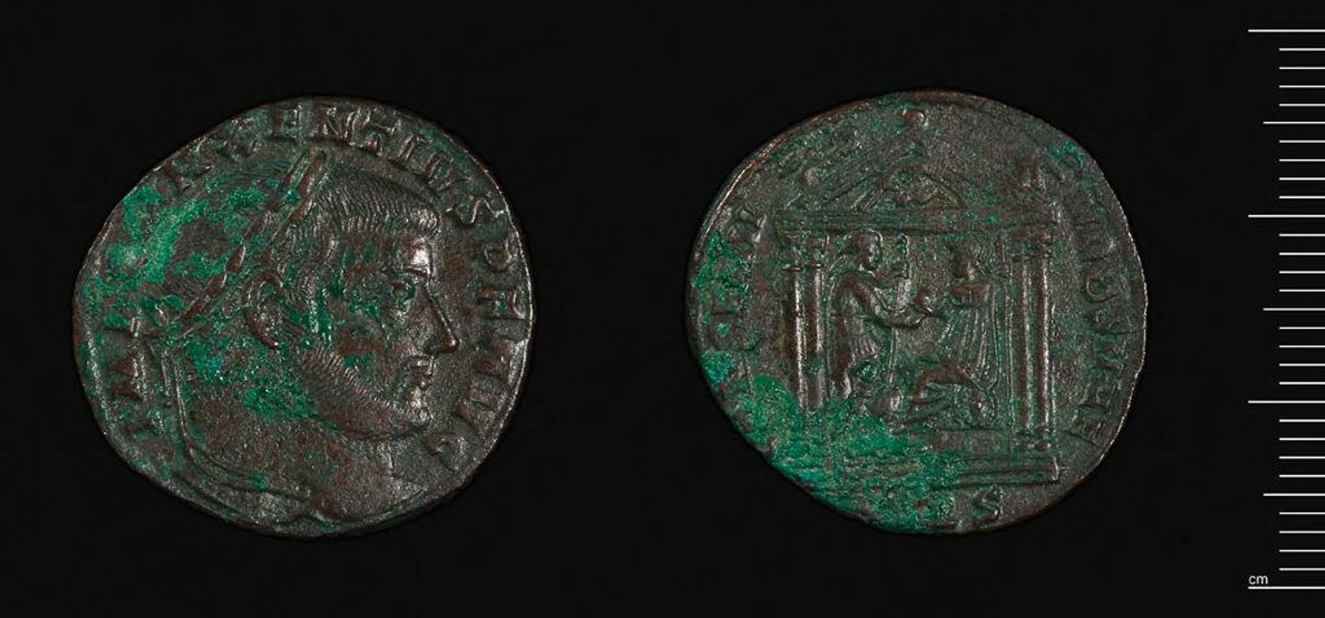 Follis of Maxentius, Aquileia by Maxentius