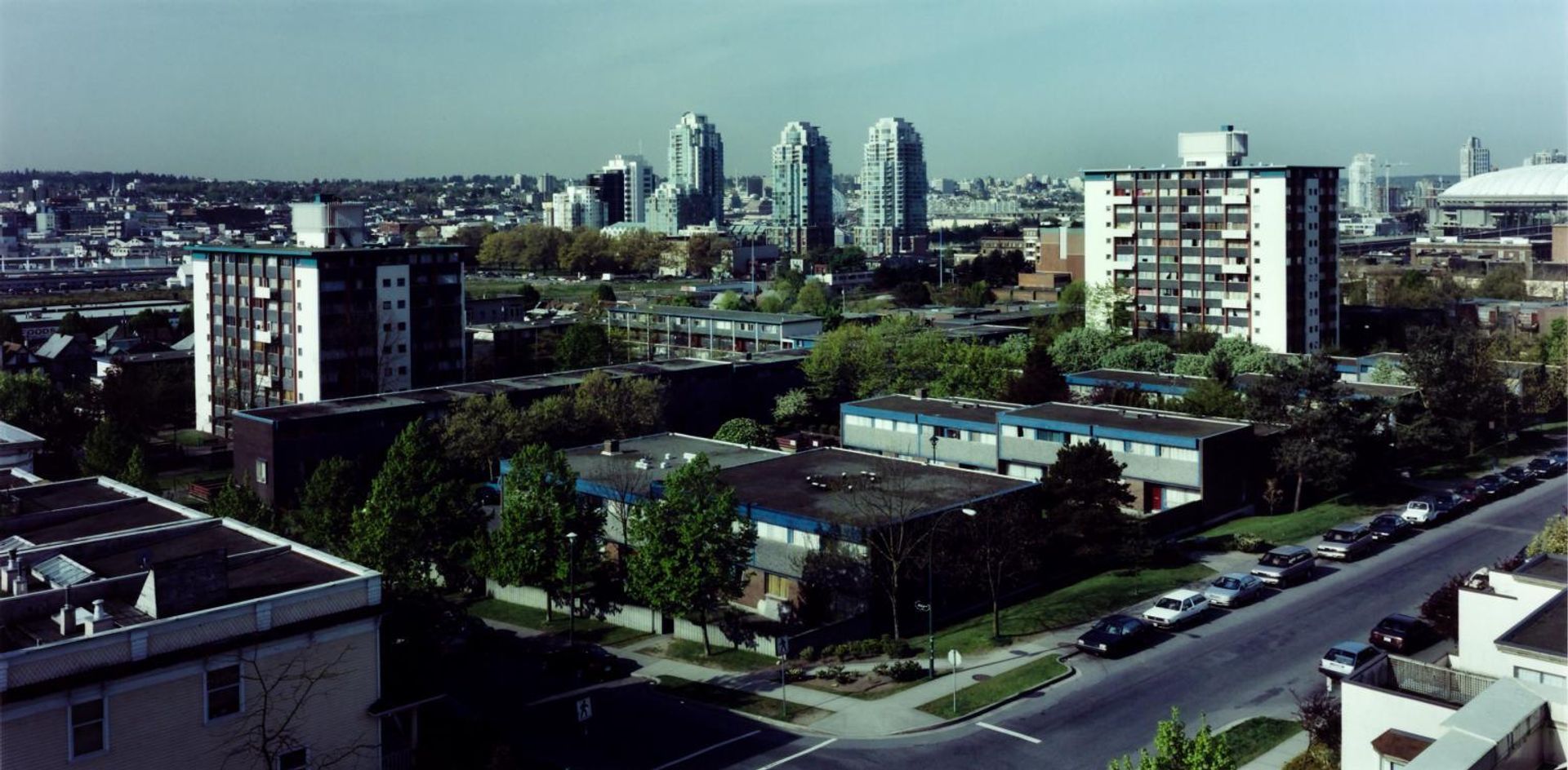 McLean Park and False Creek by  Stan Douglas