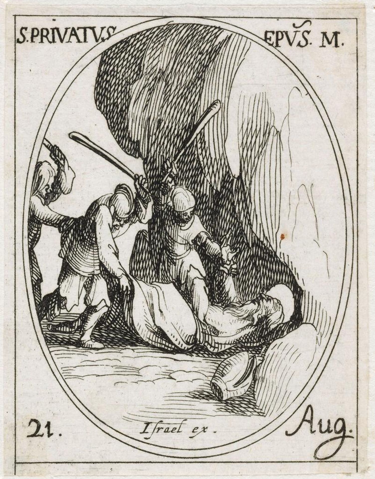 Saint Privatus by Jacques Callot