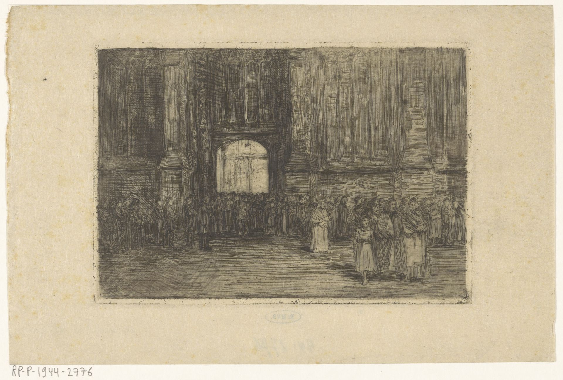 Kerkportaal by Antoon Derkinderen