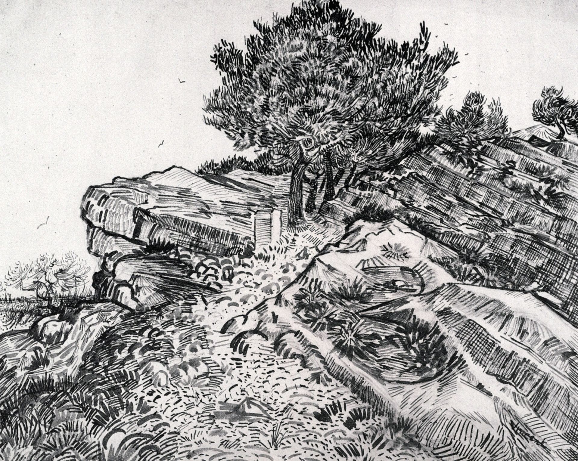 Montmajour by Vincent van Gogh