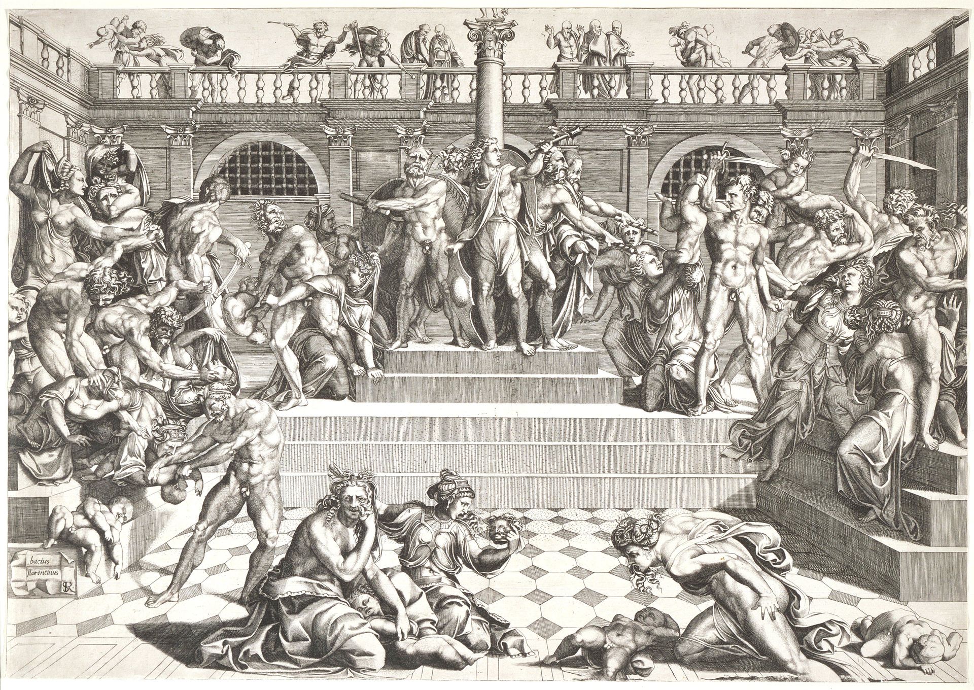 Massacre of the Innocents by Nicolas Beatrizet