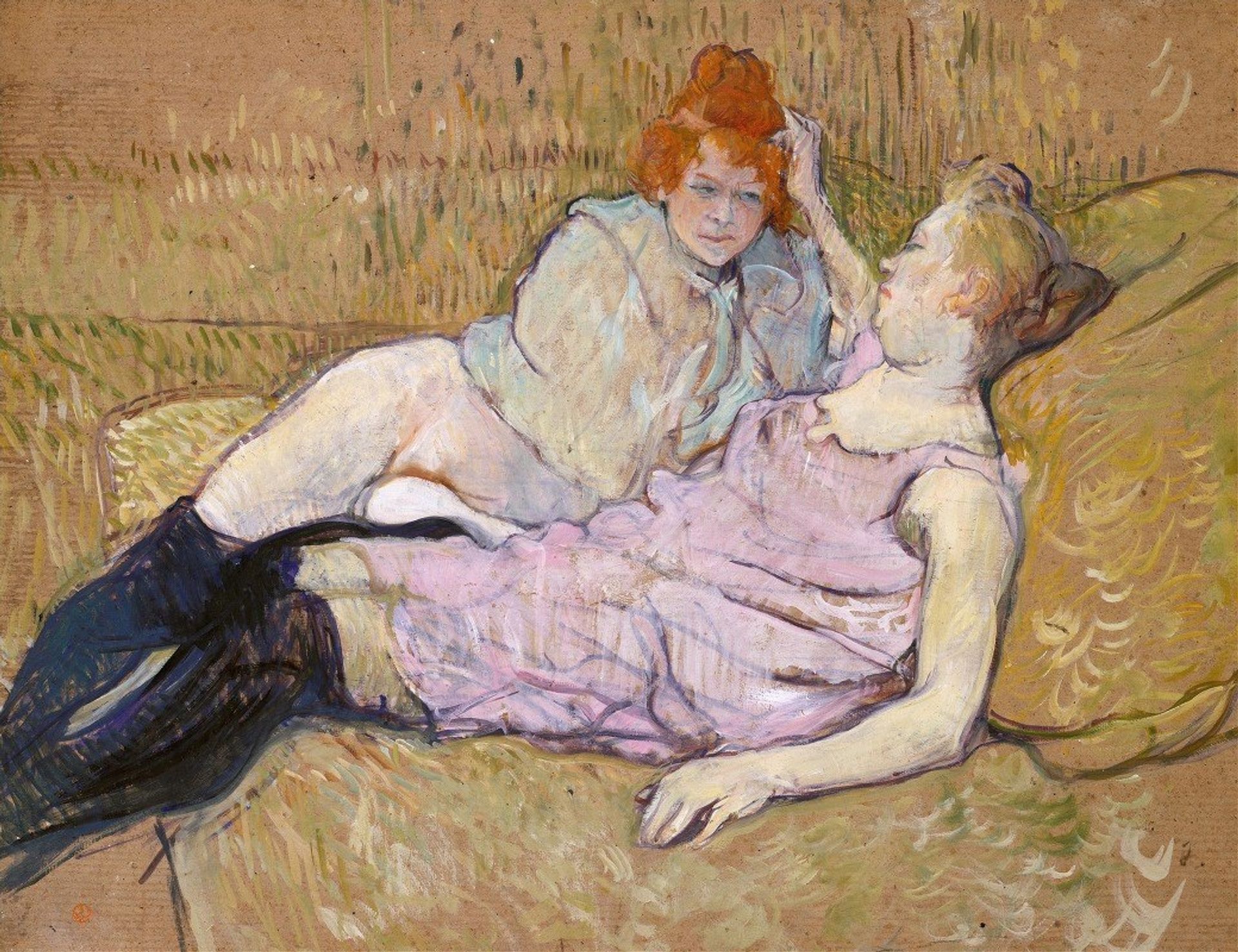 The Sofa - Henri de Toulouse-Lautrec | Artera | AskArtera