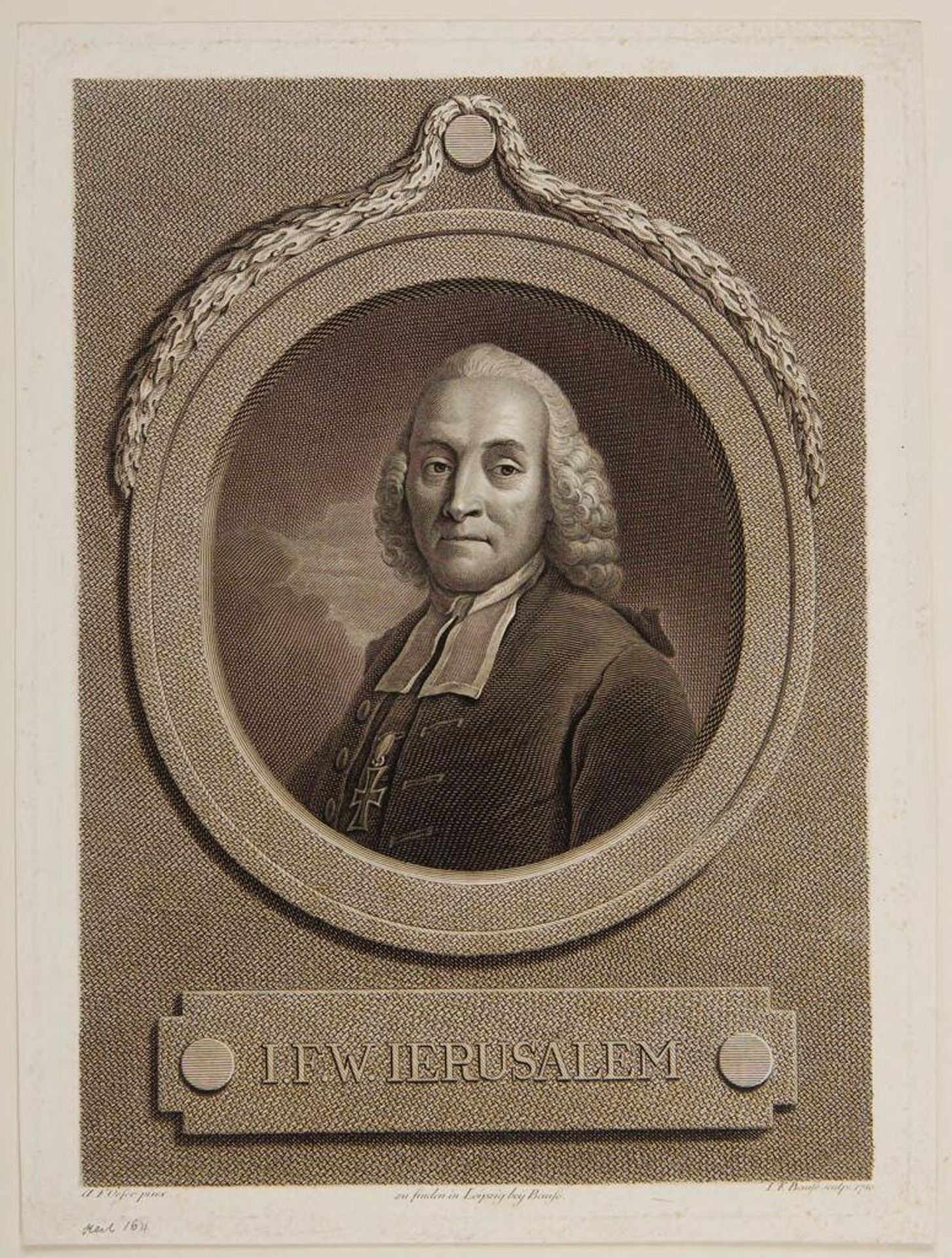 Johann Friedrich Wilhelm Jerusalem by Johann Friedrich Bause