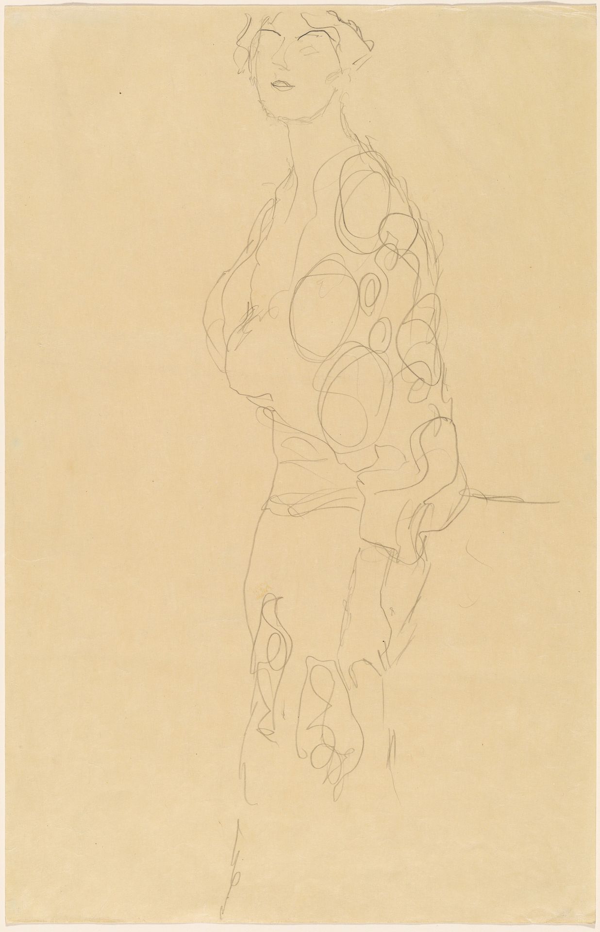 Standing Woman by Gustav Klimt