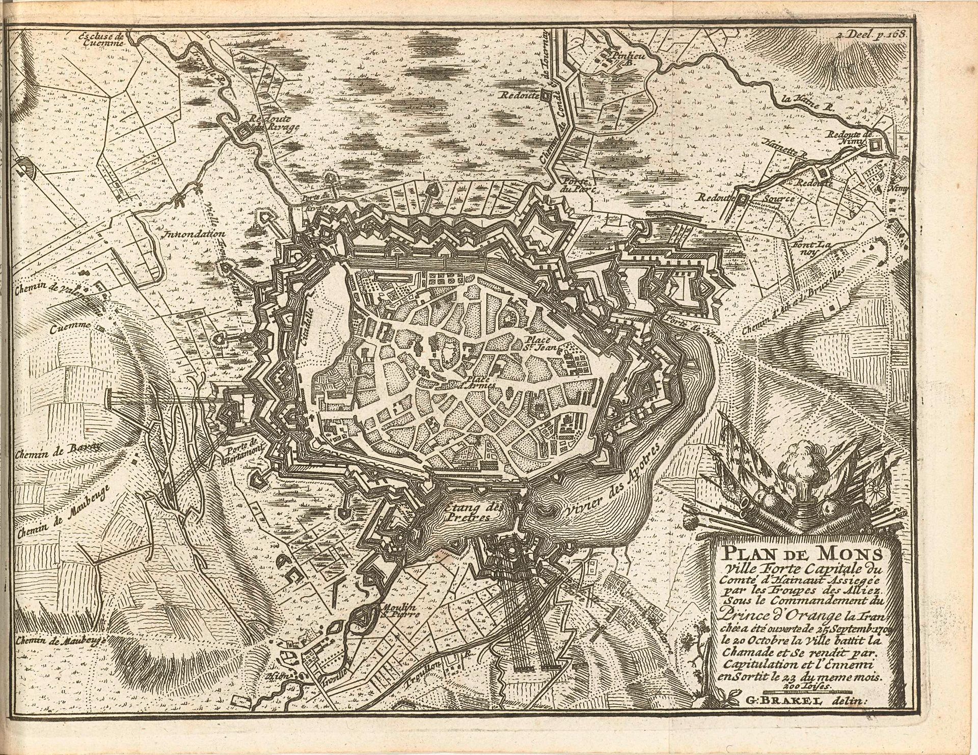Beleg van Bergen, 1709 by Matthijs Pool