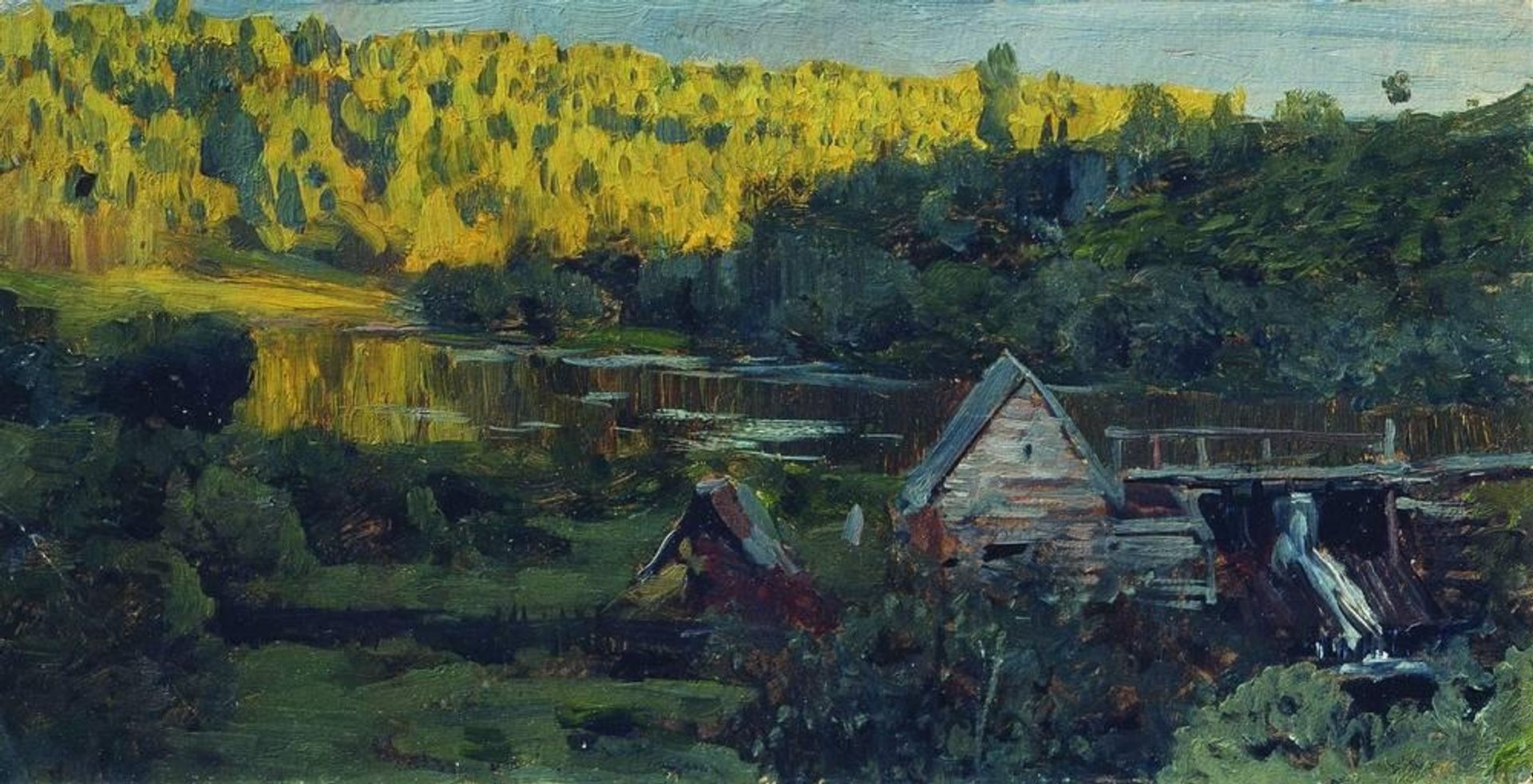 Watermill by Isaac Levitan