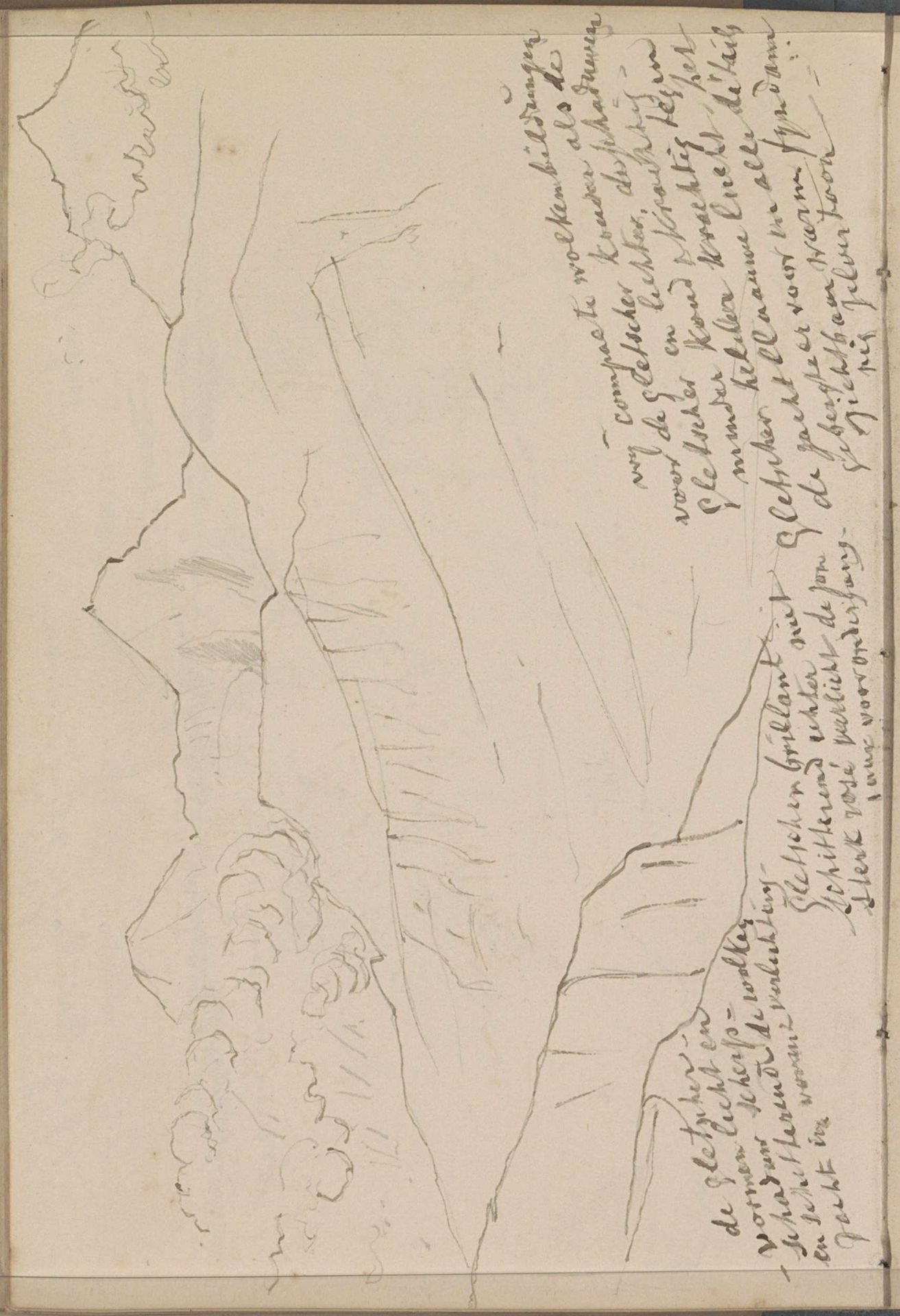 Wolken boven enkele gletsjers by Johannes Tavenraat