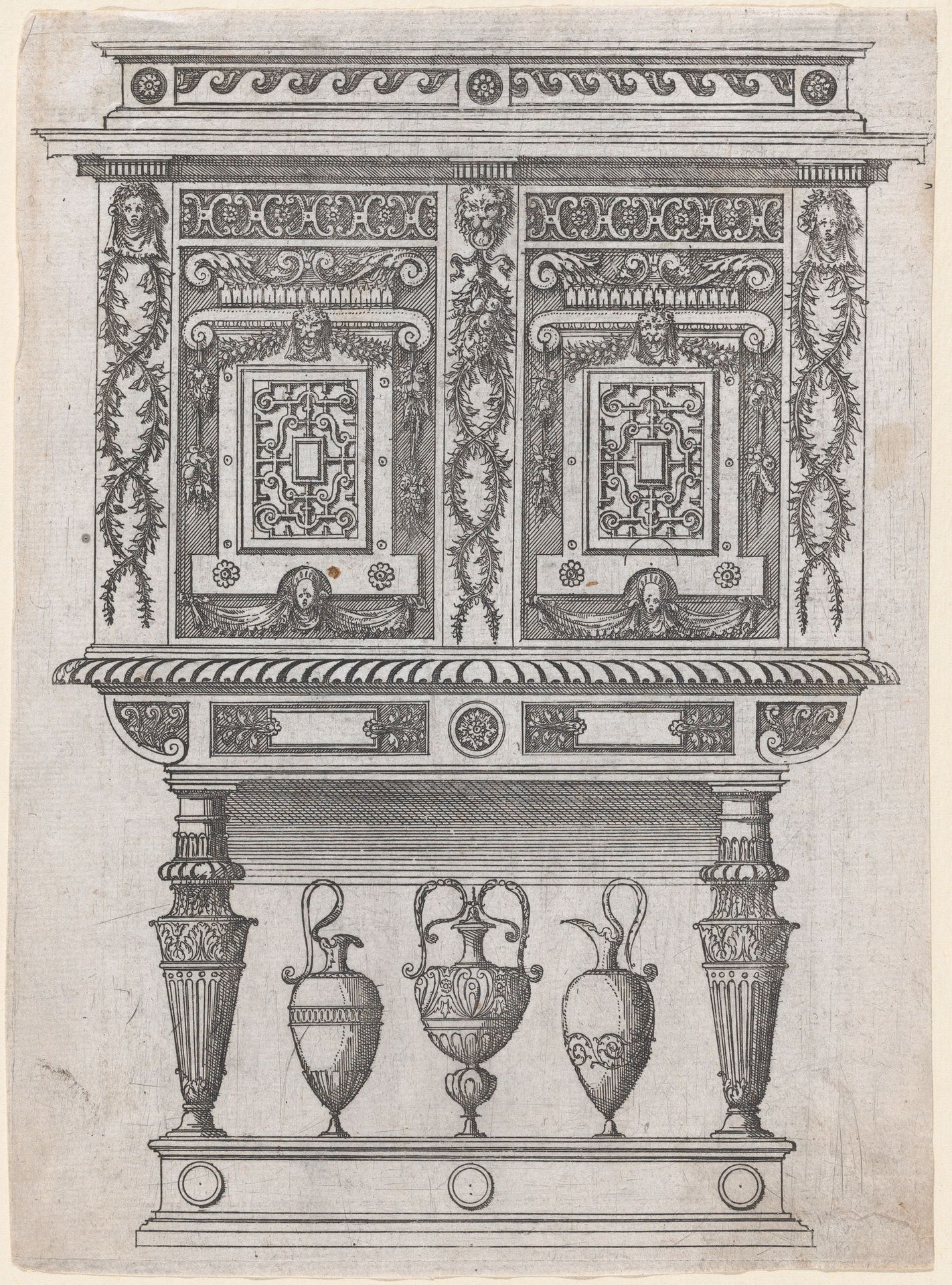 Furniture Design by Jacques Androuet Du Cerceau