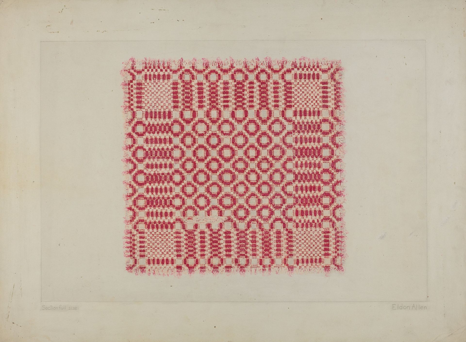 Bedspread by Eldon Allen