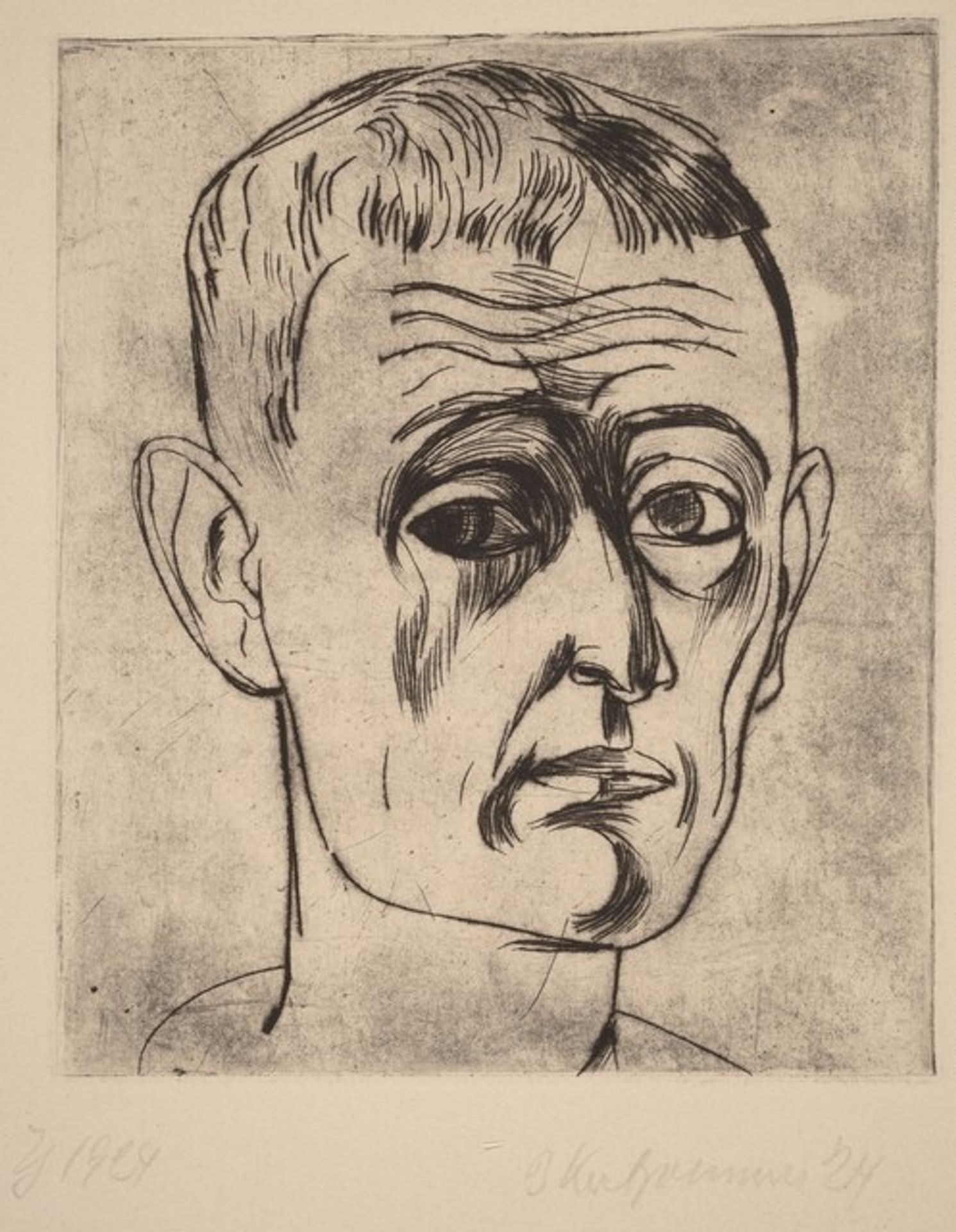 Self-Portrait by Bernhard Kretzschmar