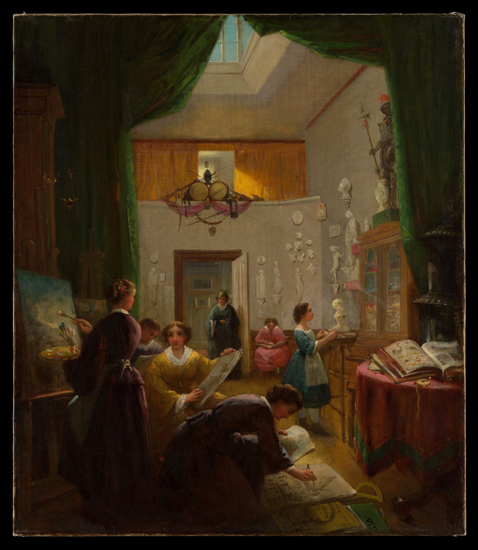 Women's Art Class by Louis Lang