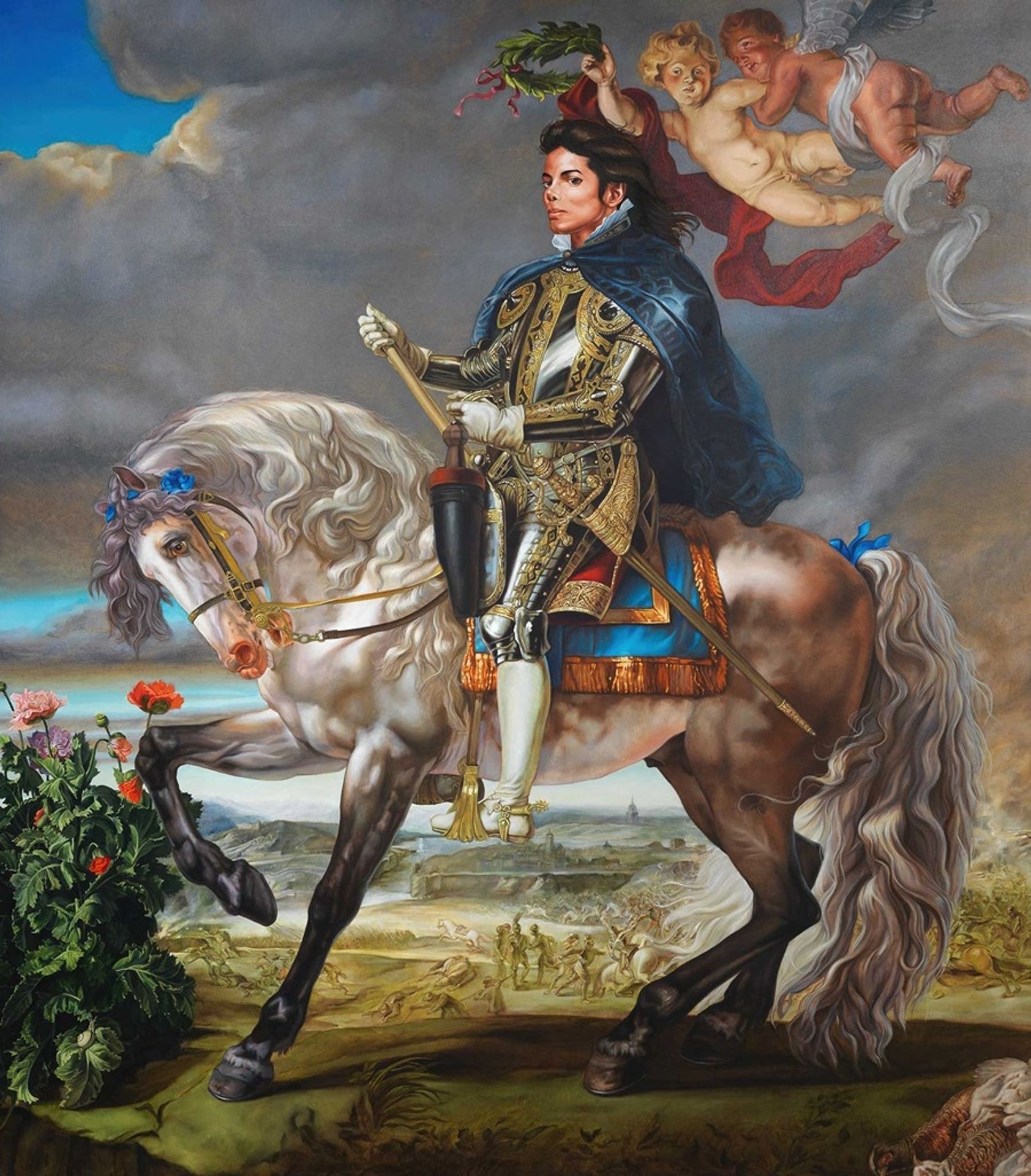 Equestrian Portrait Of King Philip II by Kehinde Wiley