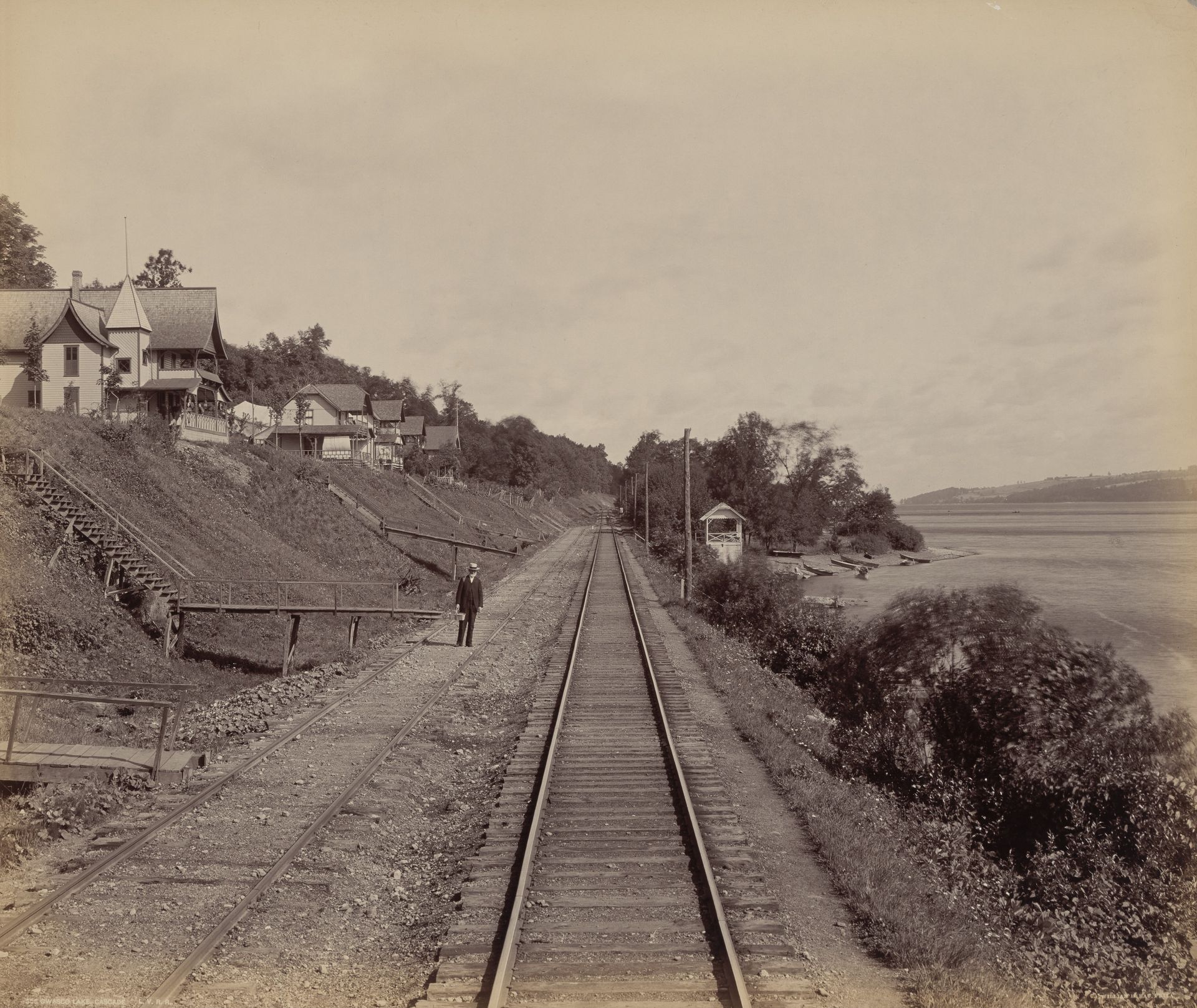 Owasco Lake, Cascade by William H. Rau