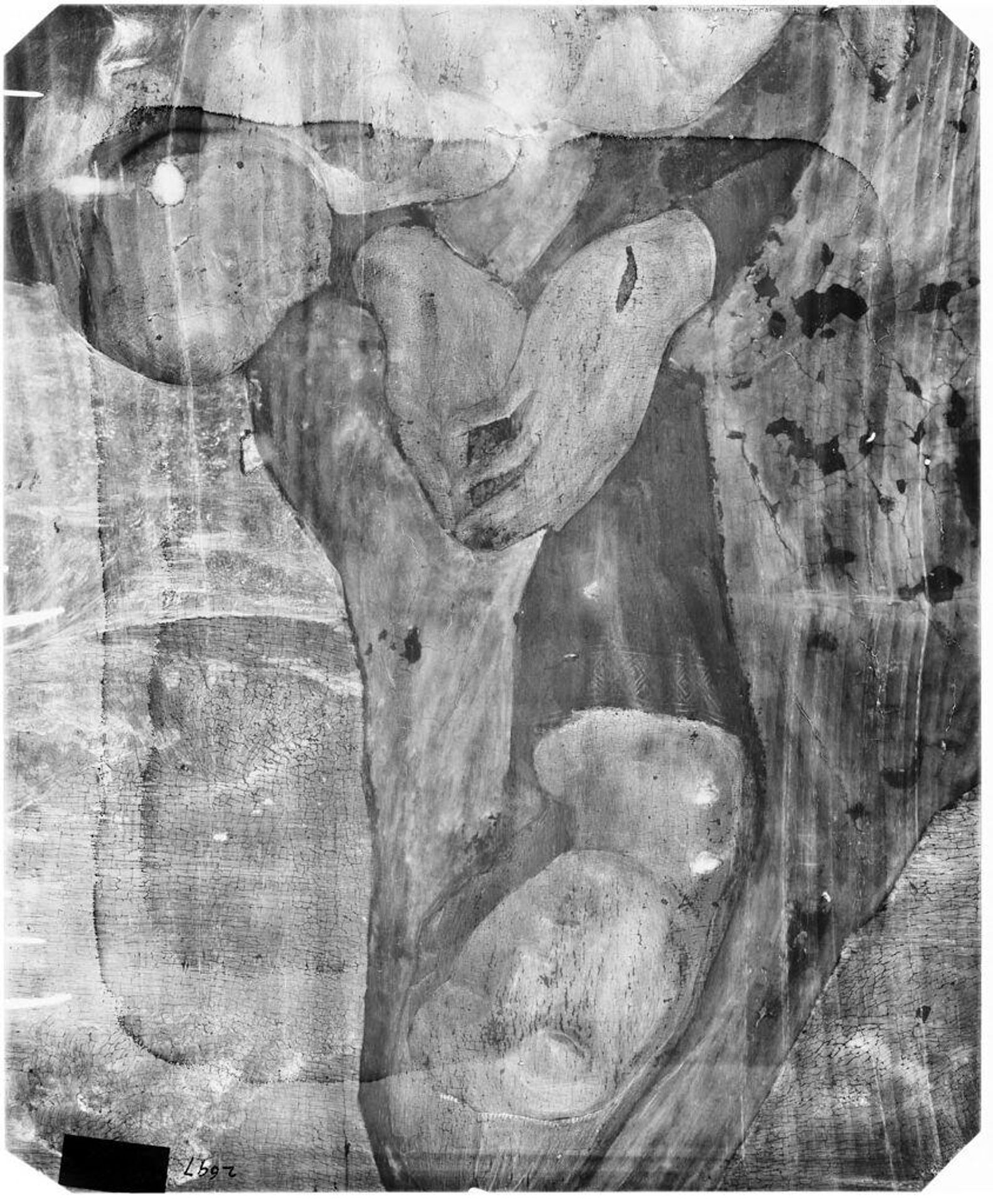 X-radiograph(s) of "Madonna and Child" by Artist of original: School of Giovanni Bellini
