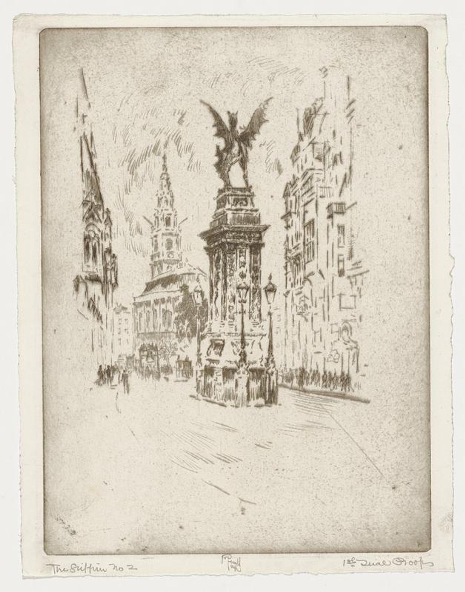 The Griffin by Joseph Pennell