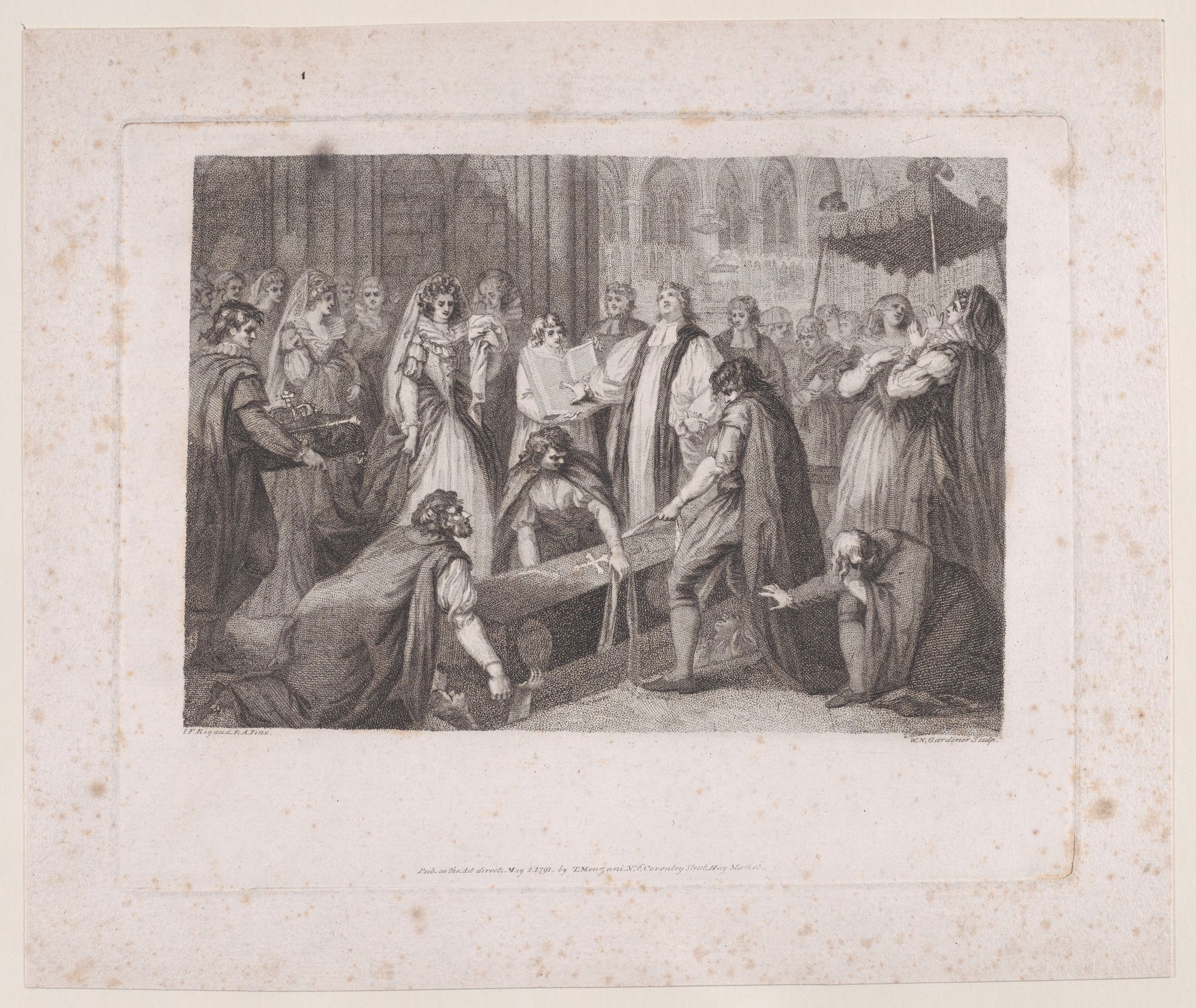 The Internment of Mary, Queen of Scots by William Nelson Gardiner