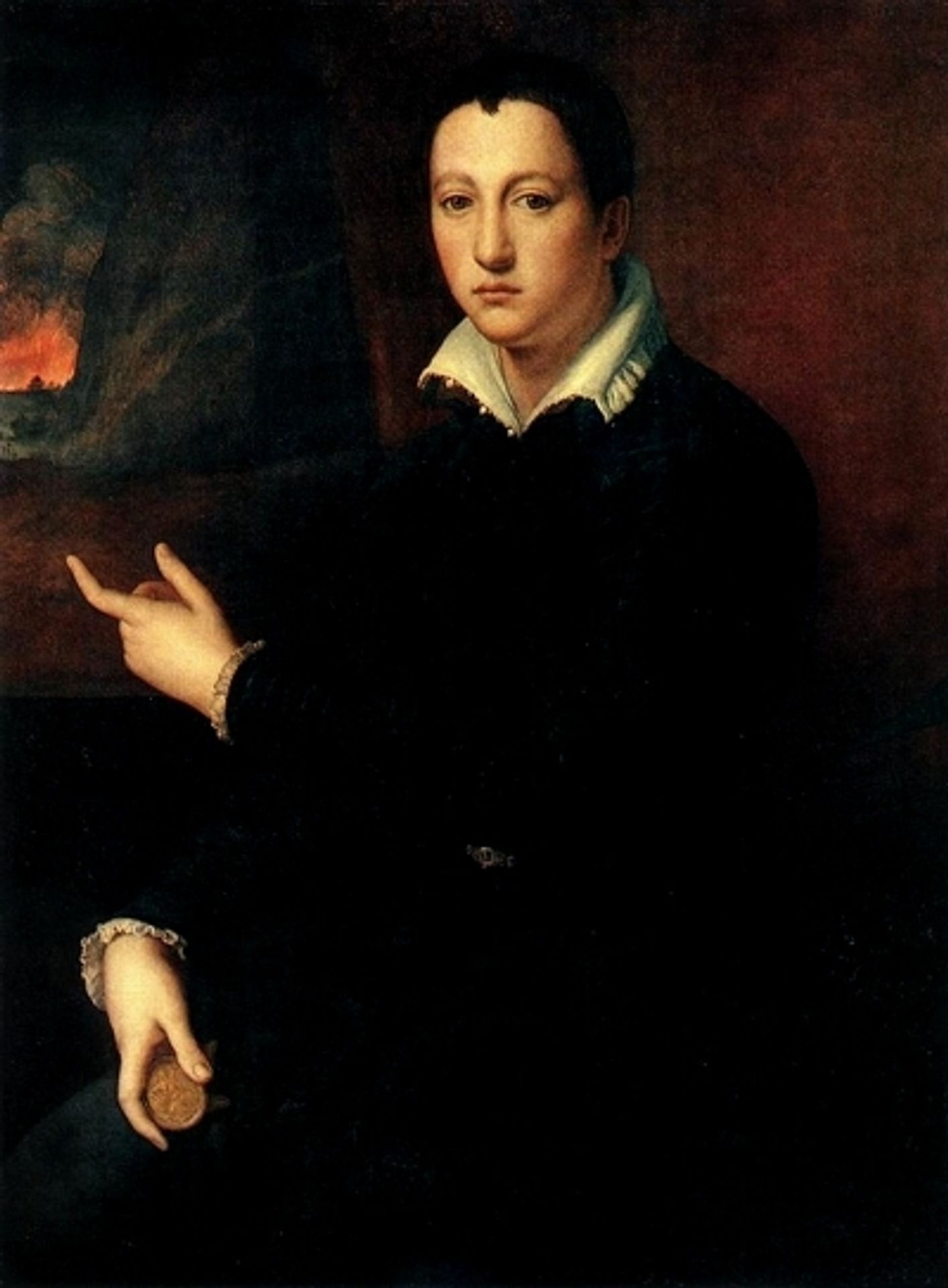 Portrait of a Young Man, Probably Antonio Medici by Alessandro Allori