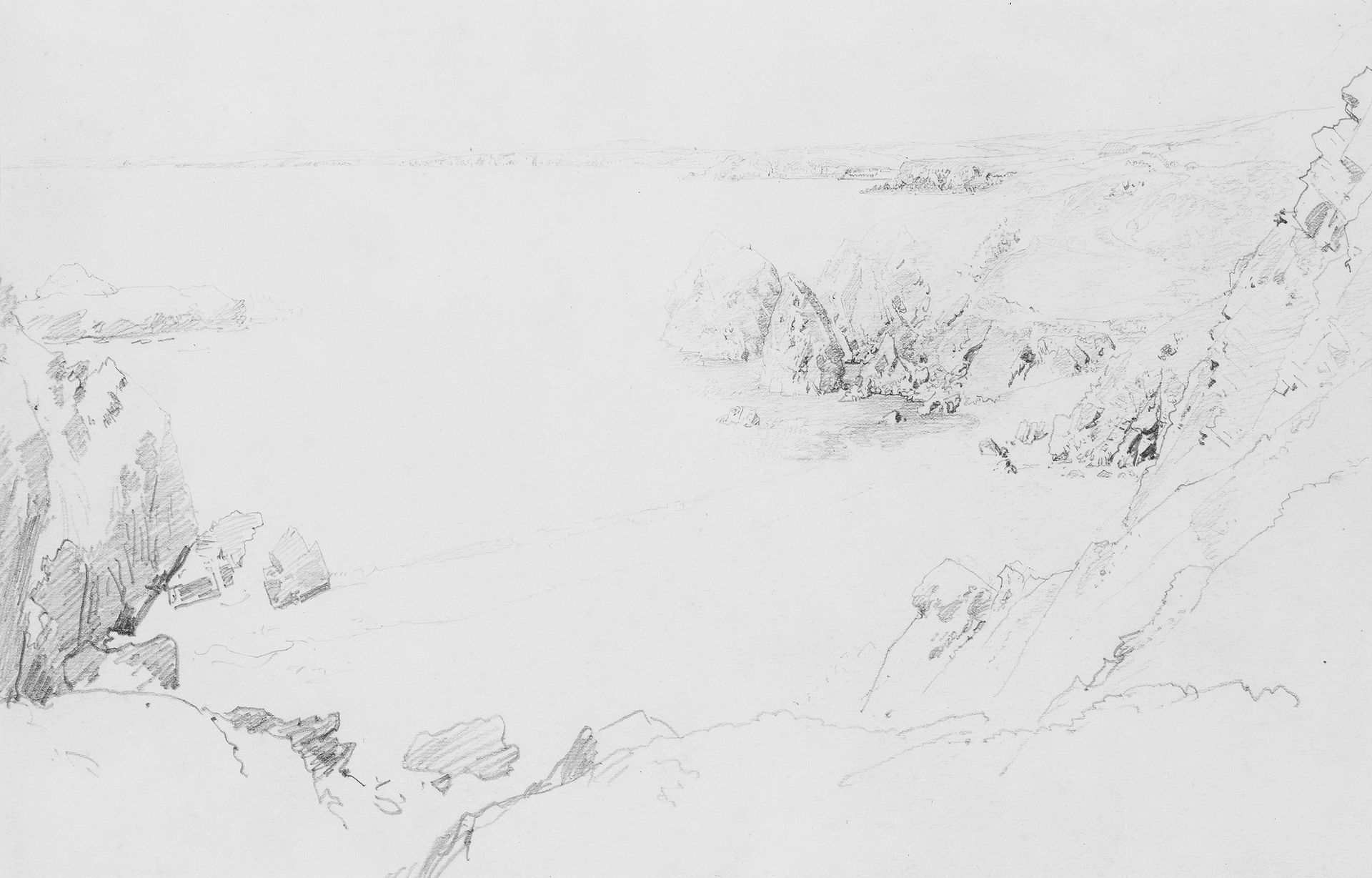 Coast of Cornwall by William Trost Richards