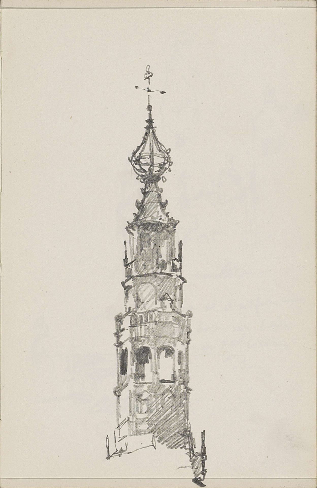 Kerktoren by Cornelis Vreedenburgh
