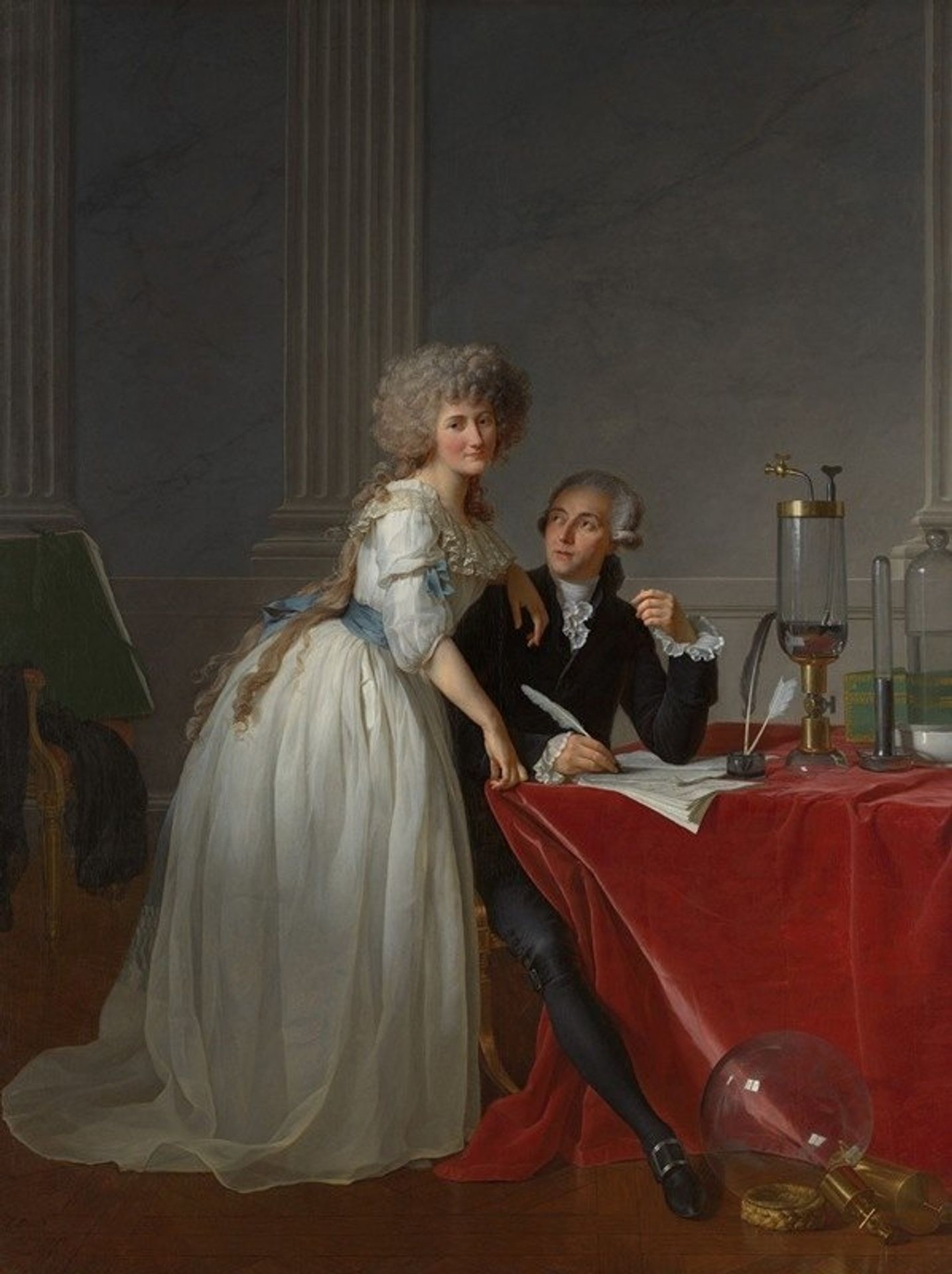 Antoine Laurent Lavoisier by Jacques Louis David
