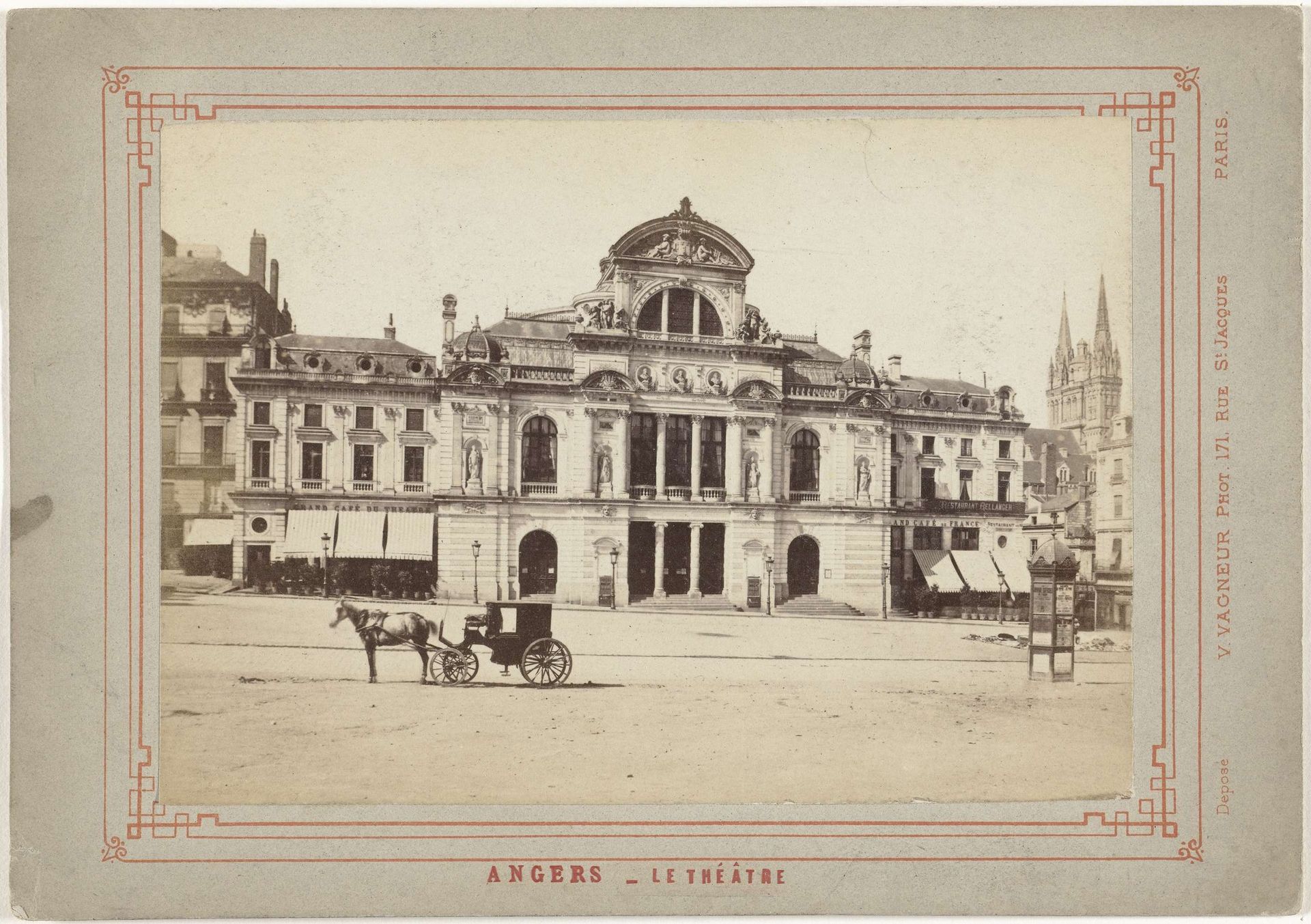 Grand Théâtre in Angers by V. Vagneur